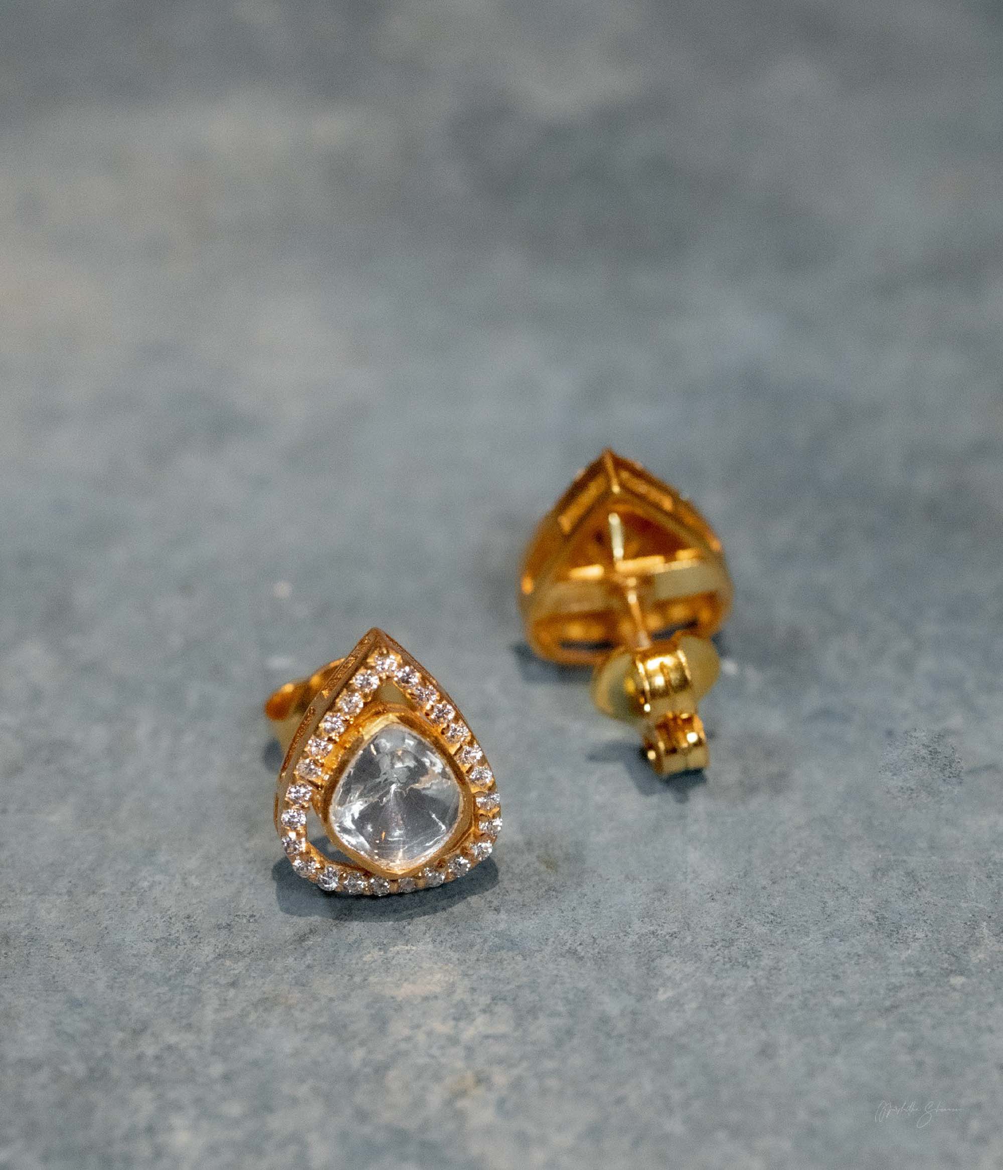 Elegant and versatile Aahana Polki earrings for modern women
