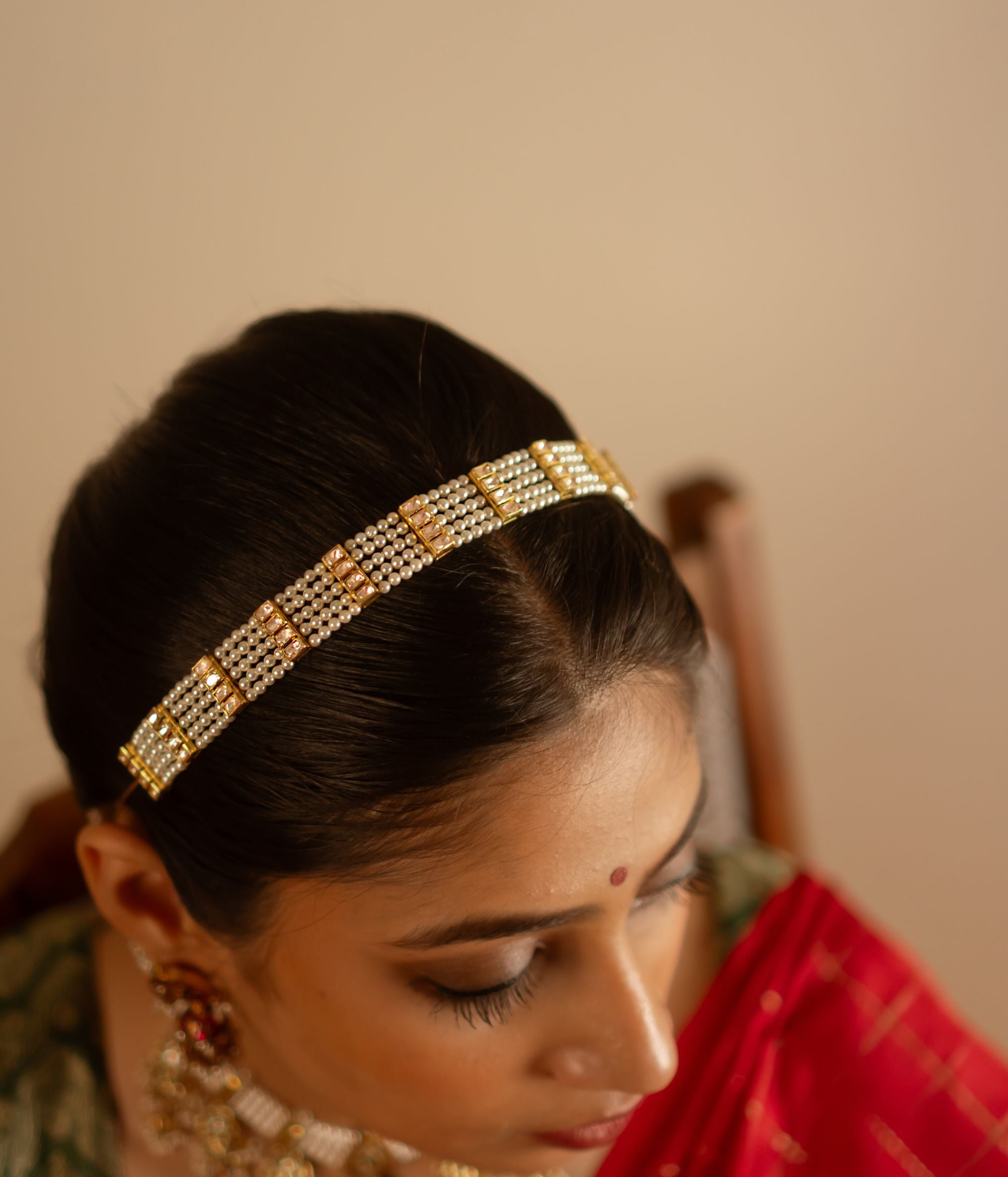 Bridal handmade 92.5 silver headpiece with gold plating,handmade mathapatti chennai
,handcrafted wedding jewelry chennai