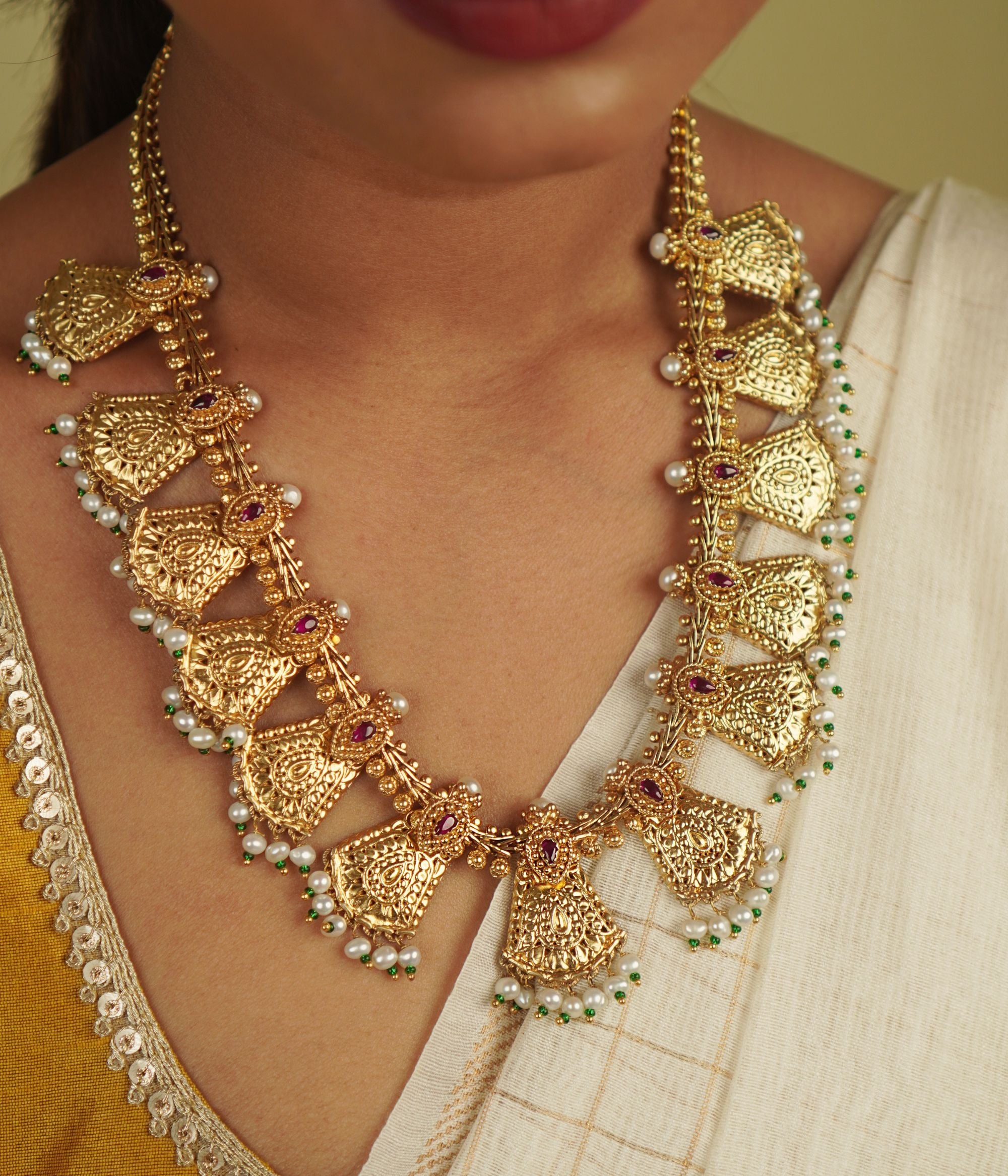 Amshula Temple Necklace