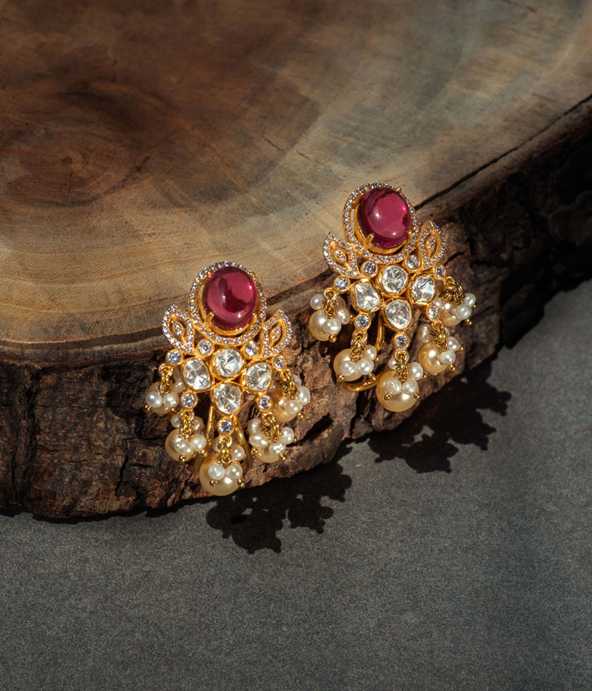 Asami Polki Earrings