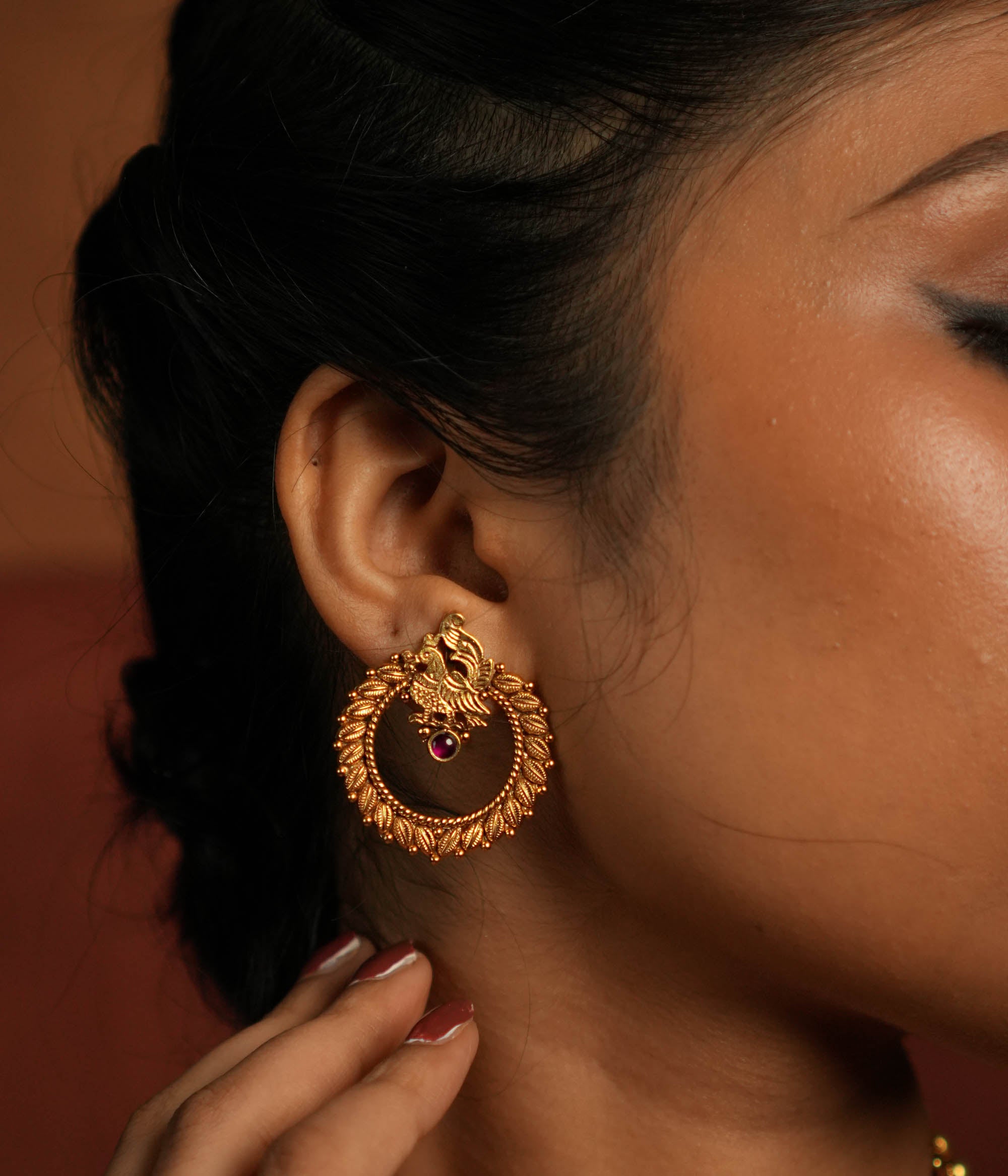 DivasMantra Avery collection earrings on white background