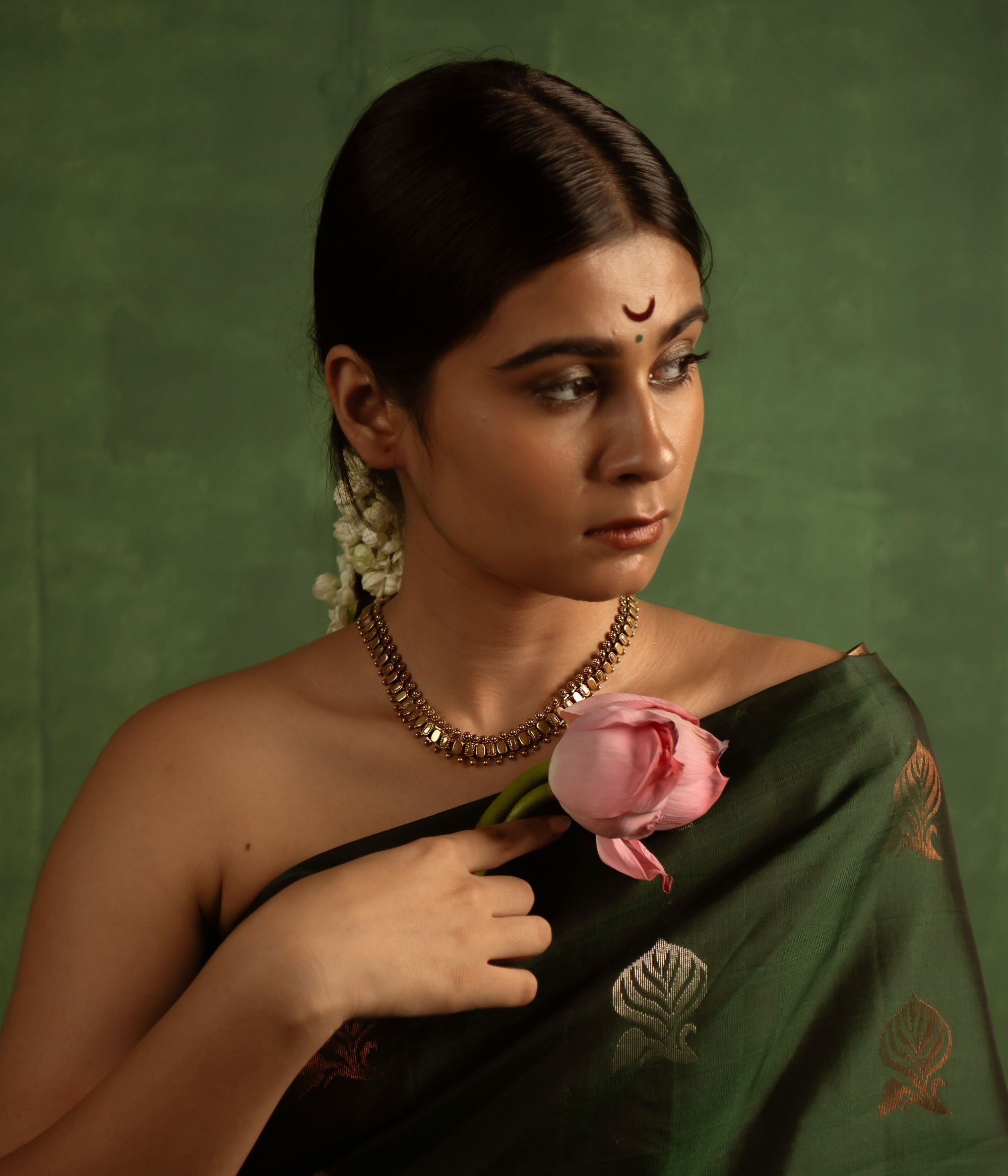 92.5 silver Ballari necklace with 22ct gold finish