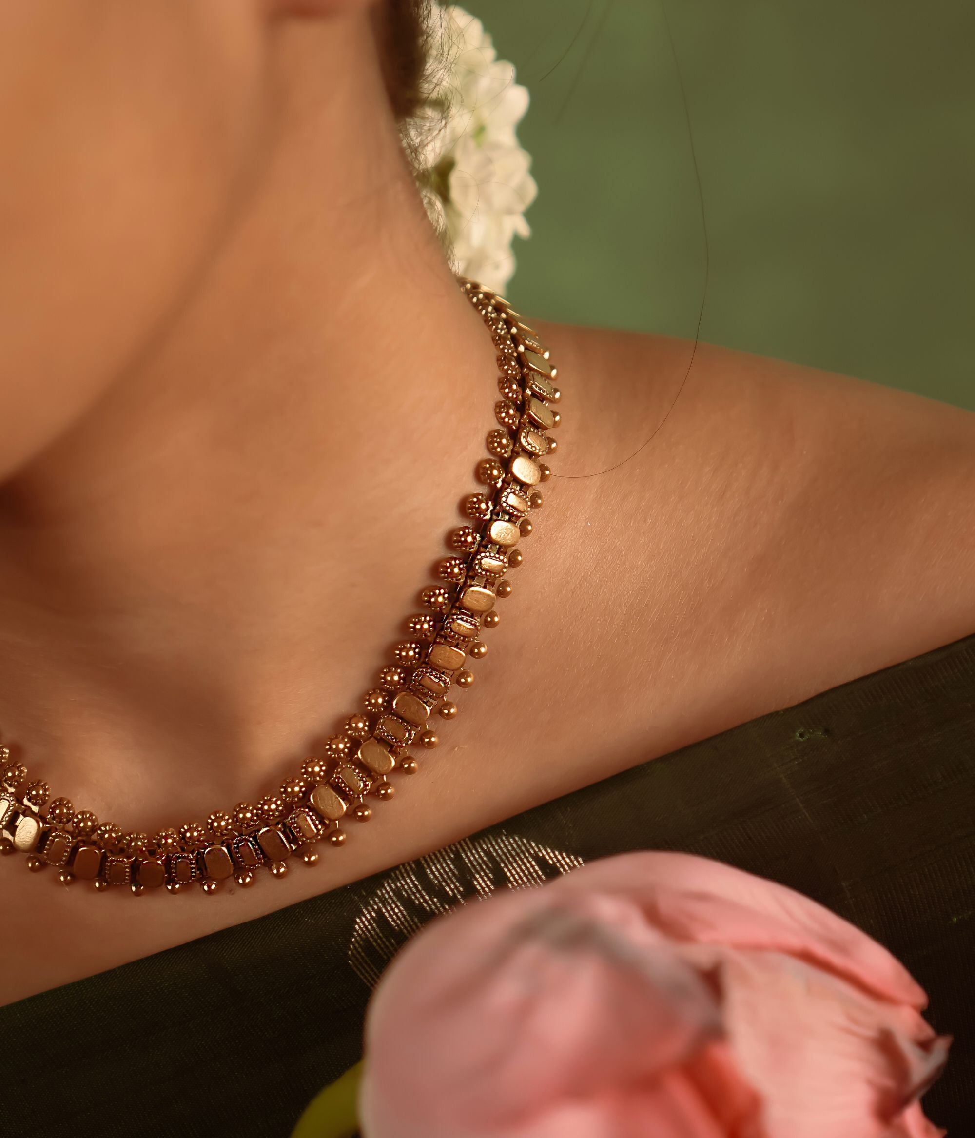 Regal Ballari silver necklace for weddings and festivals