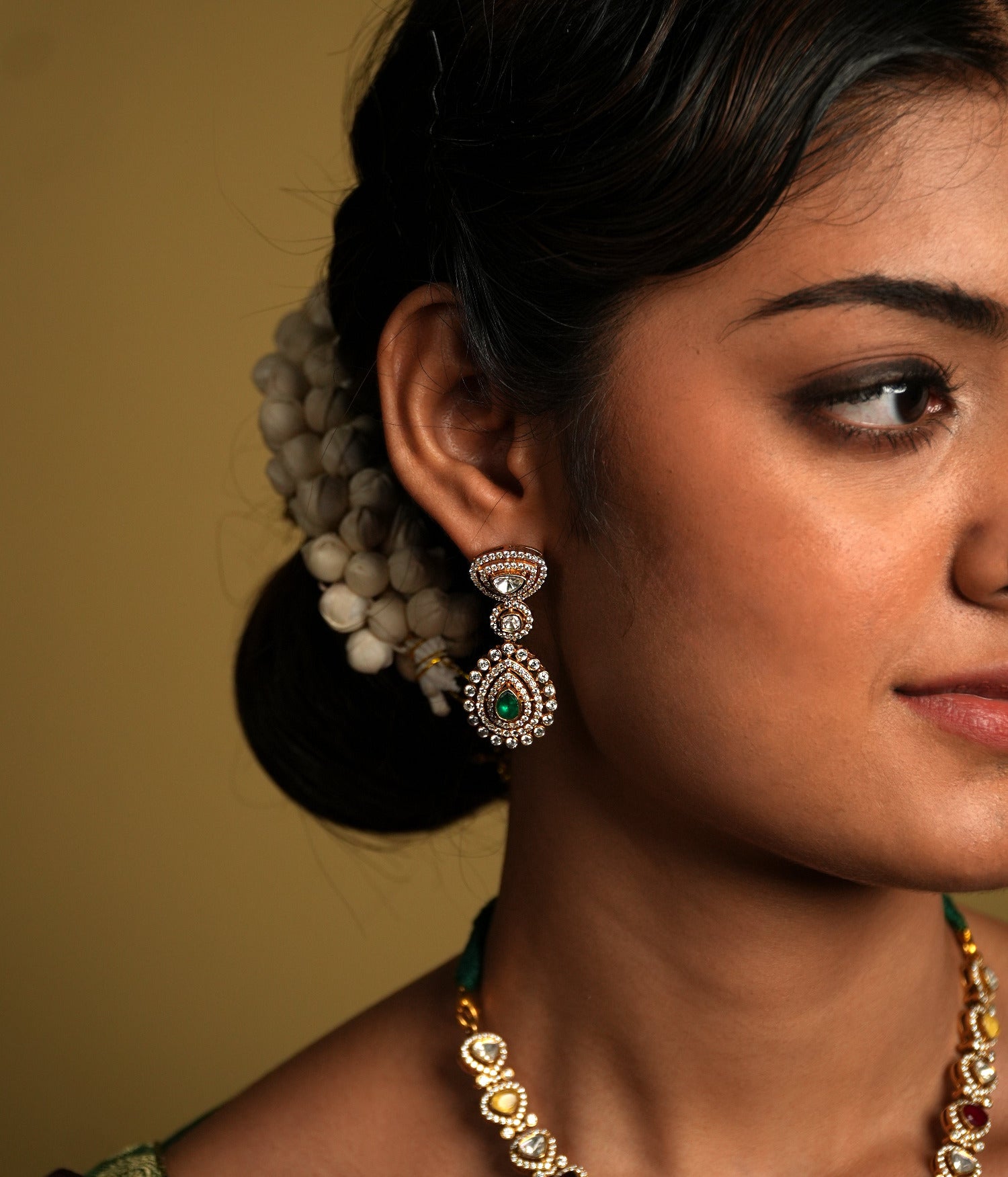 Traditional 92.5 Silver Earrings with Bombay Screw Fastening