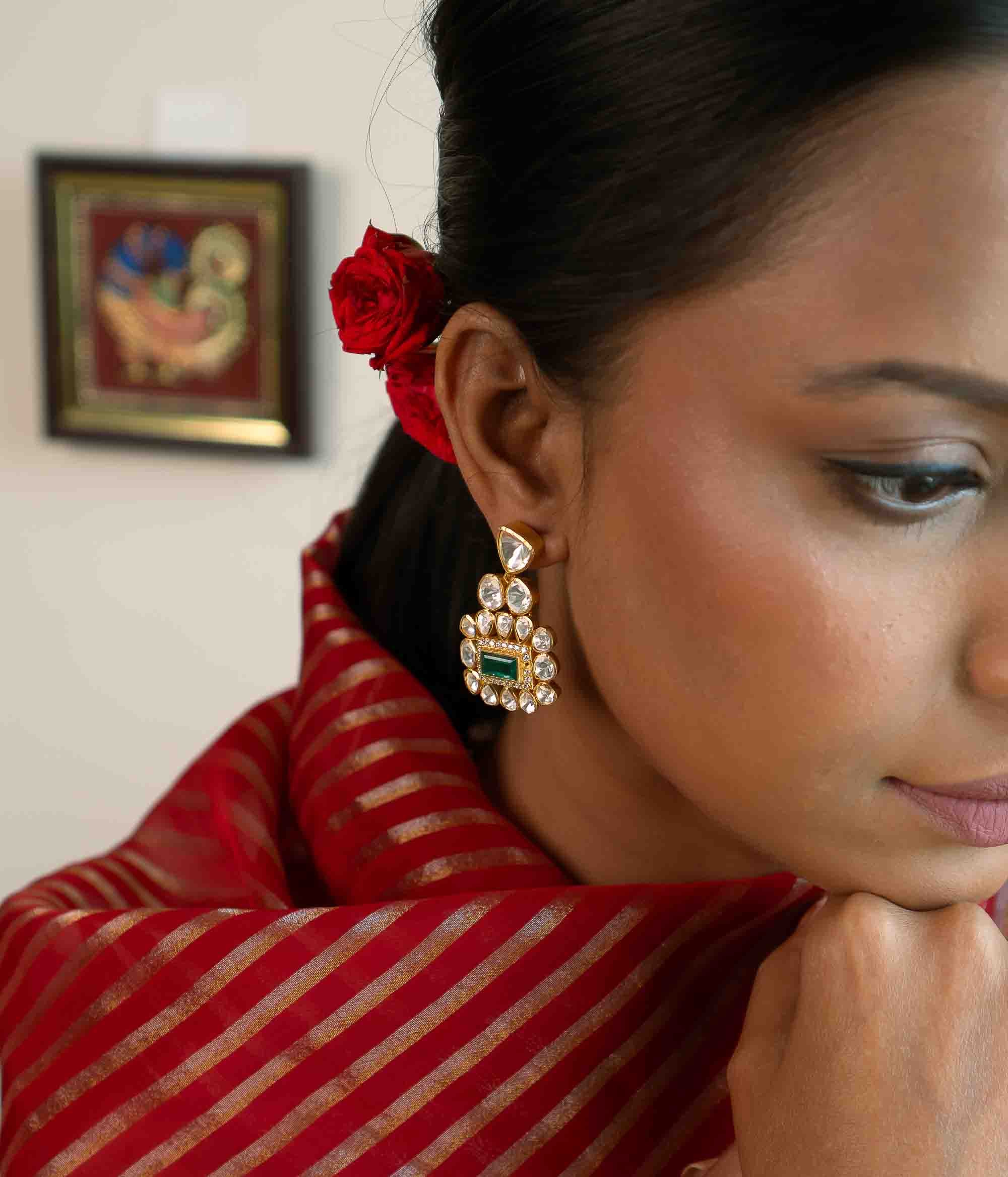 Elegant 92.5 Silver Earrings for Festive Wear