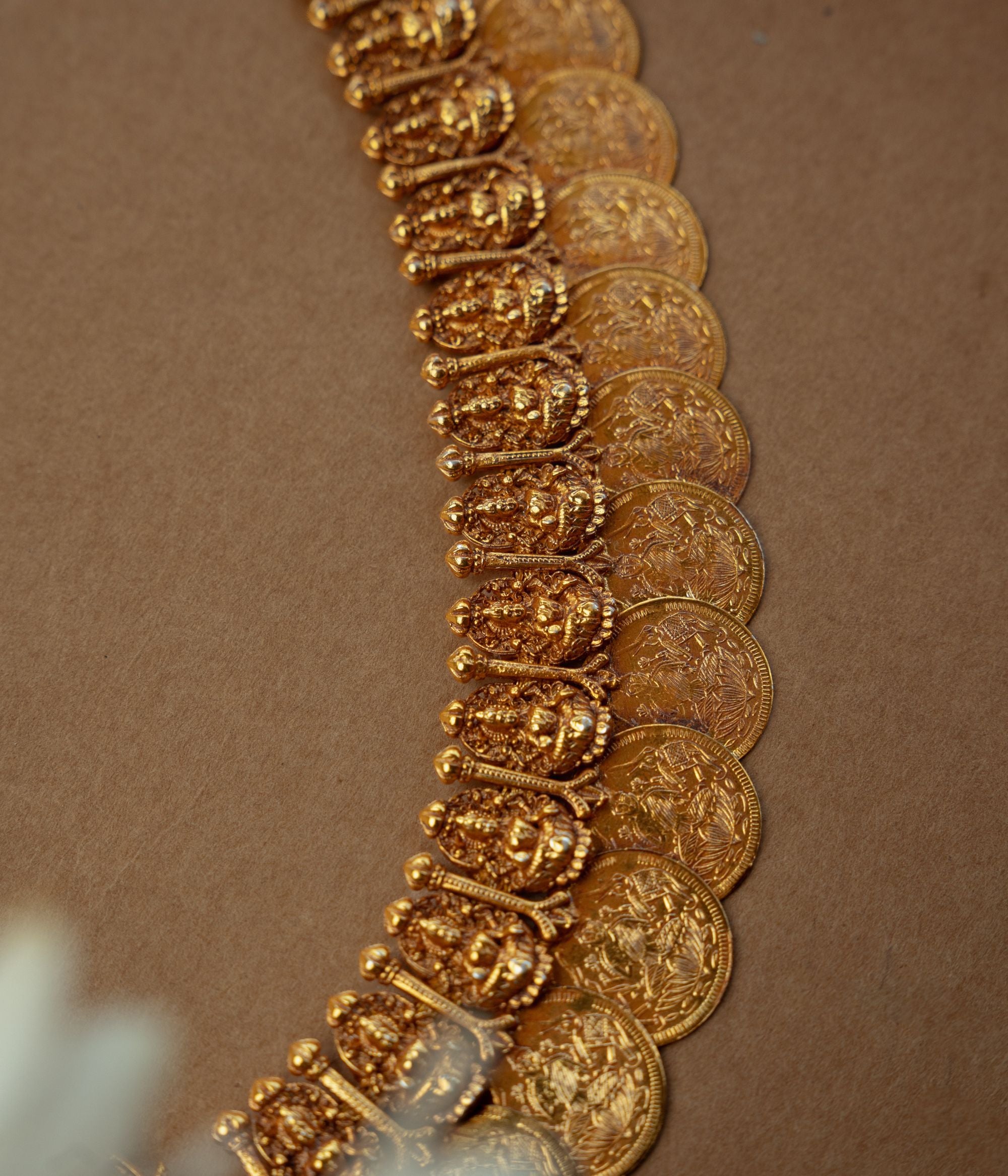 Elegant Red Spinel Necklace in 92.5 Silver Gold Plated