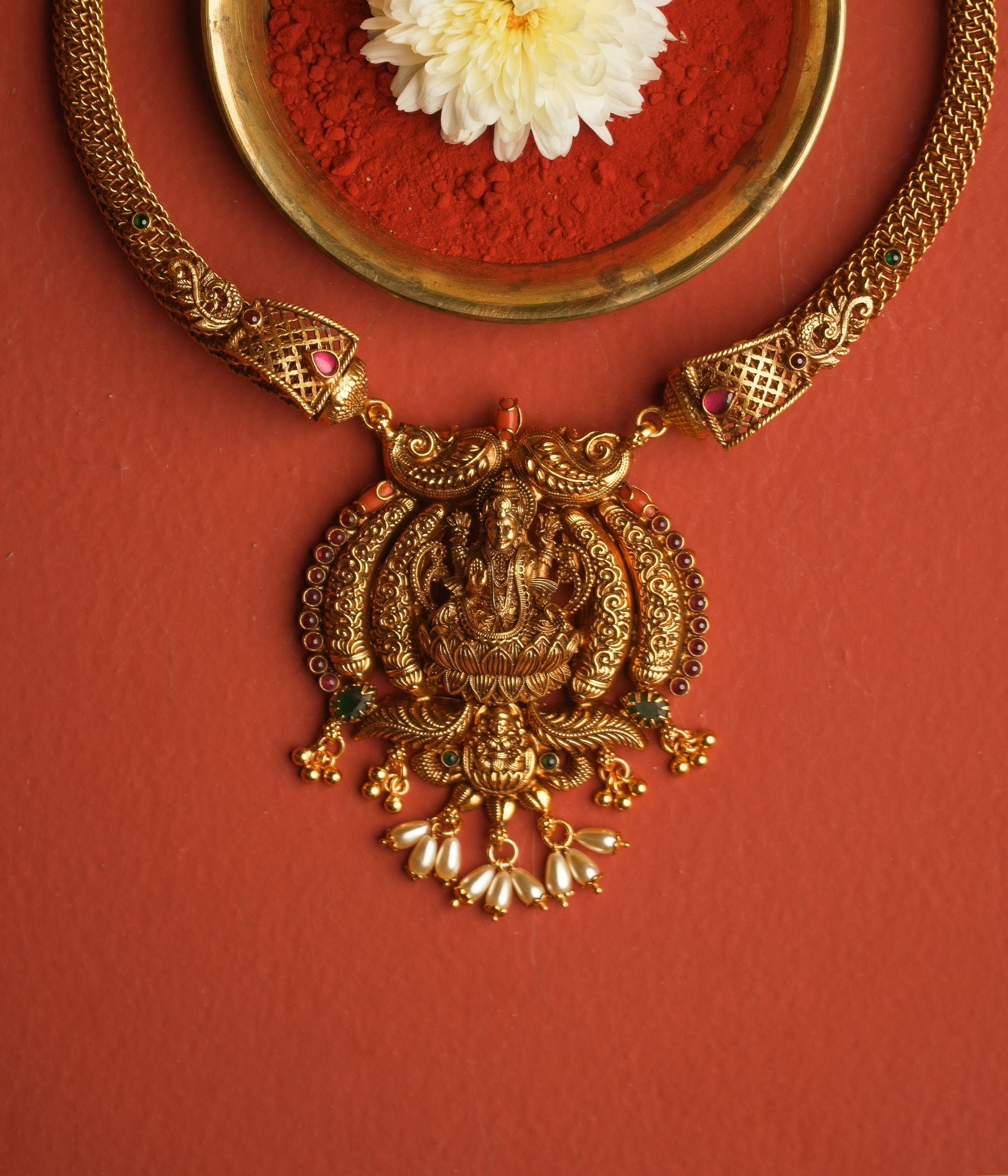 Dhyana necklace, 925 silver