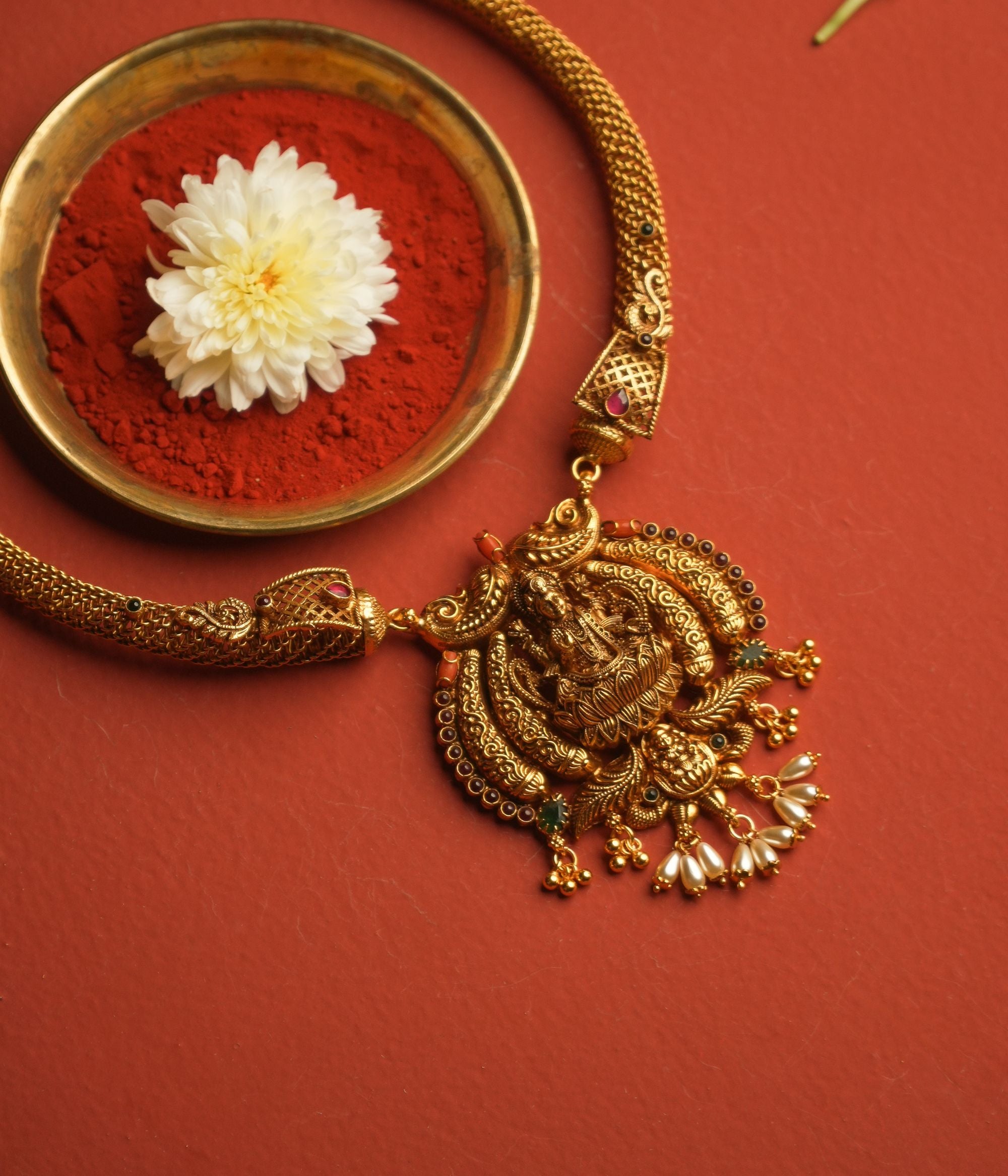 Dhyana necklace, 925 silver