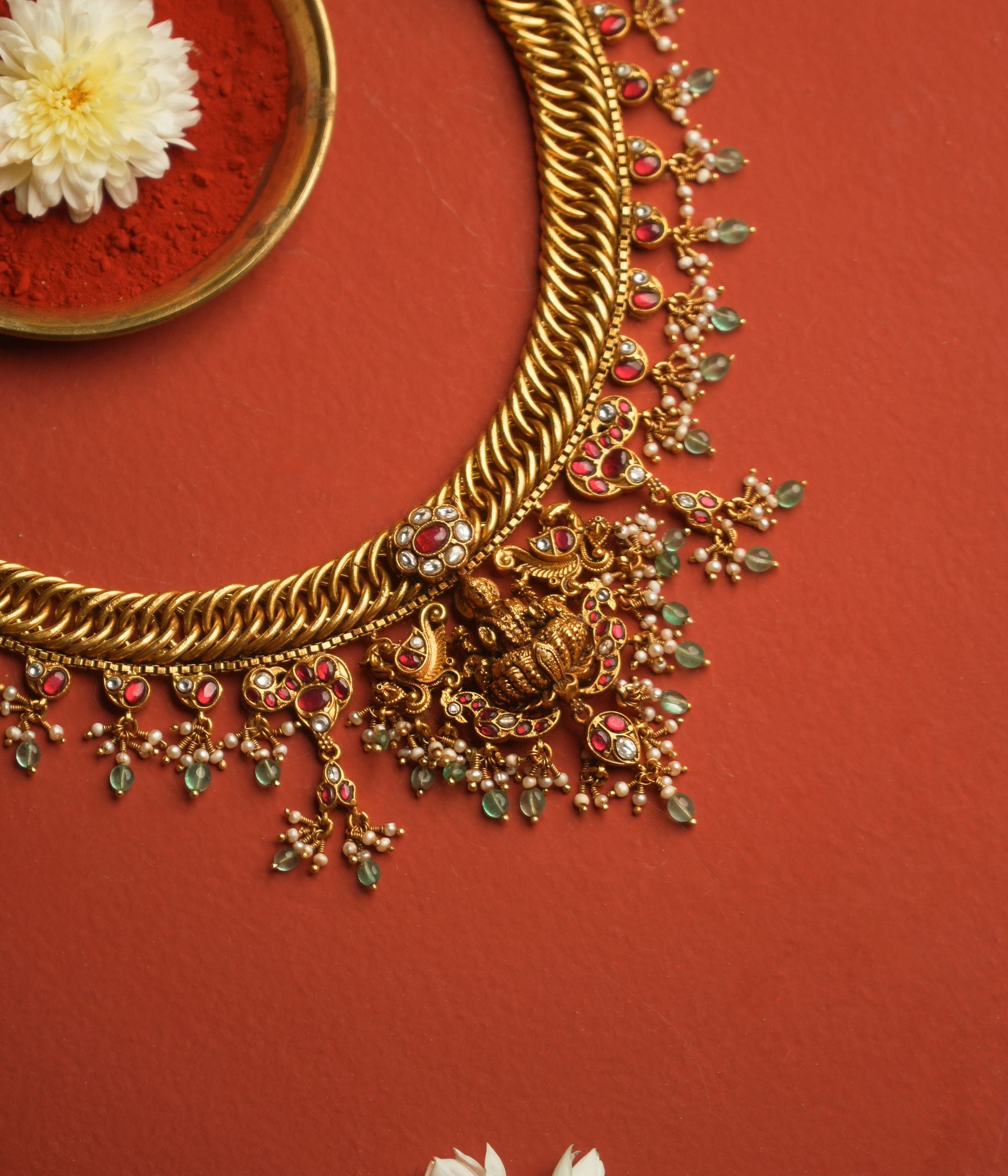 Bandhavi necklace, 925 silver