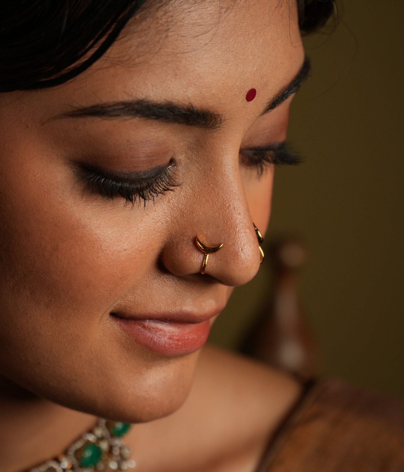 Darsha Nose Pin in 92.5 Sterling Silver – Minimal Design