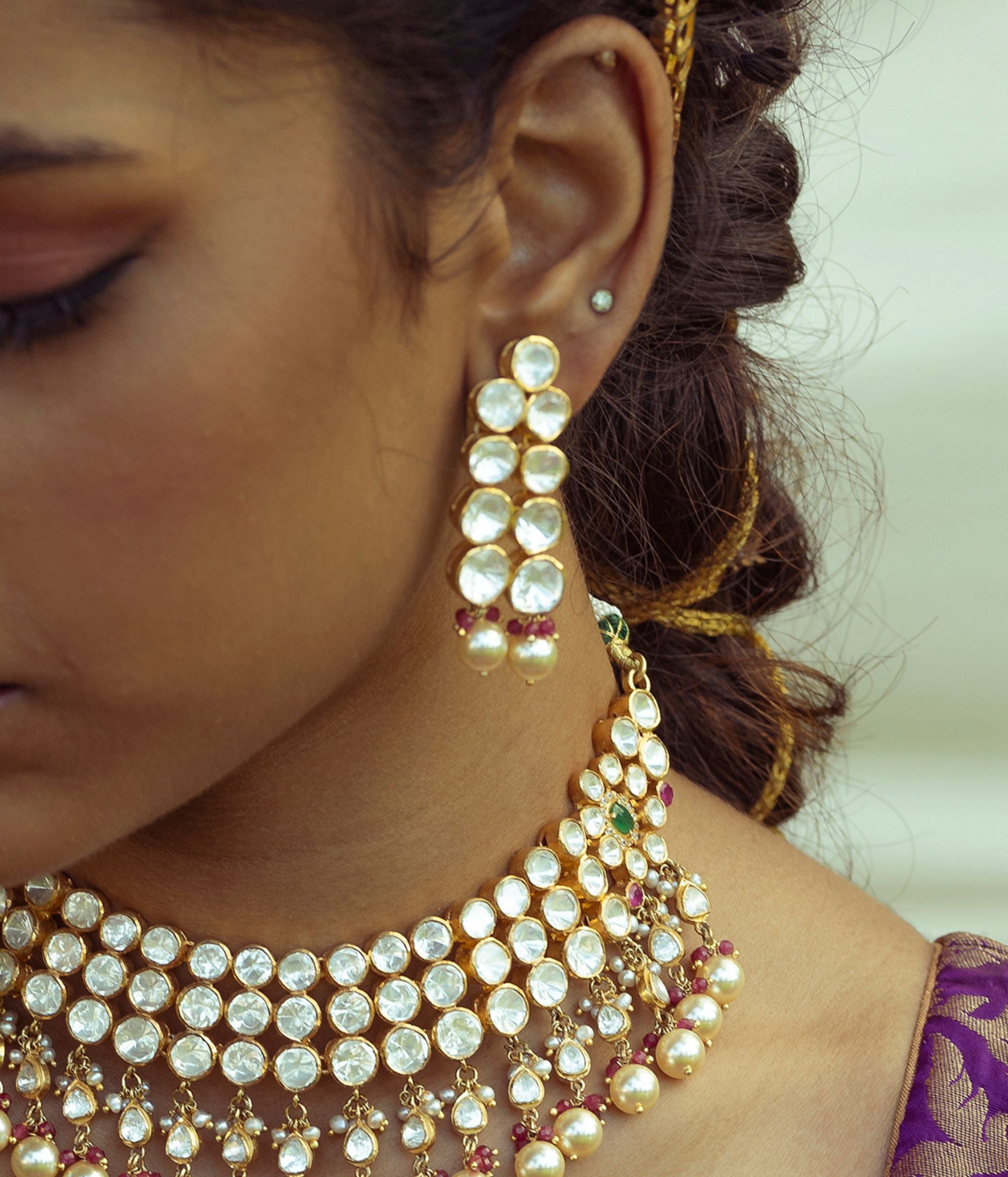 Dhara Polki Earring