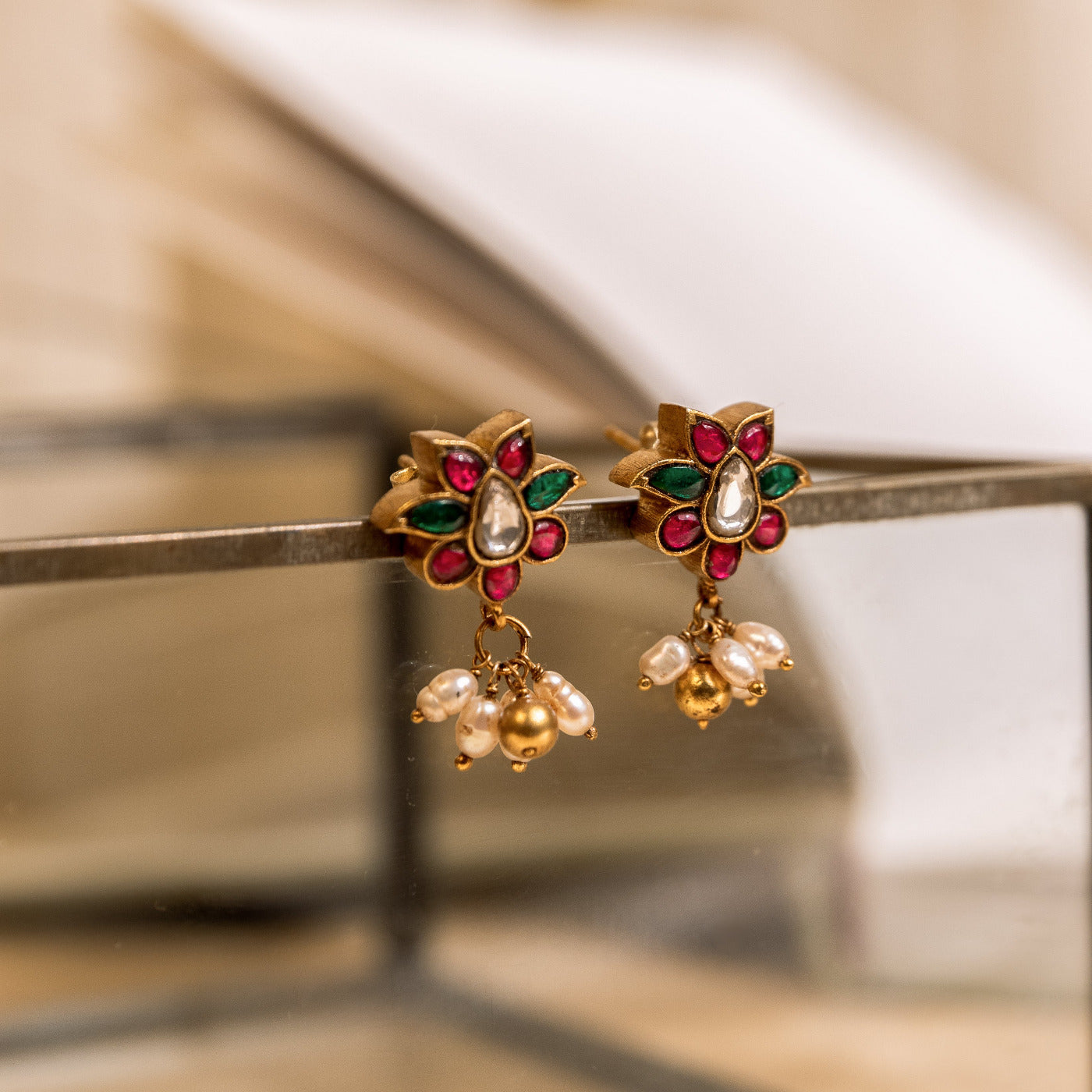 Divika Kundan Earrings