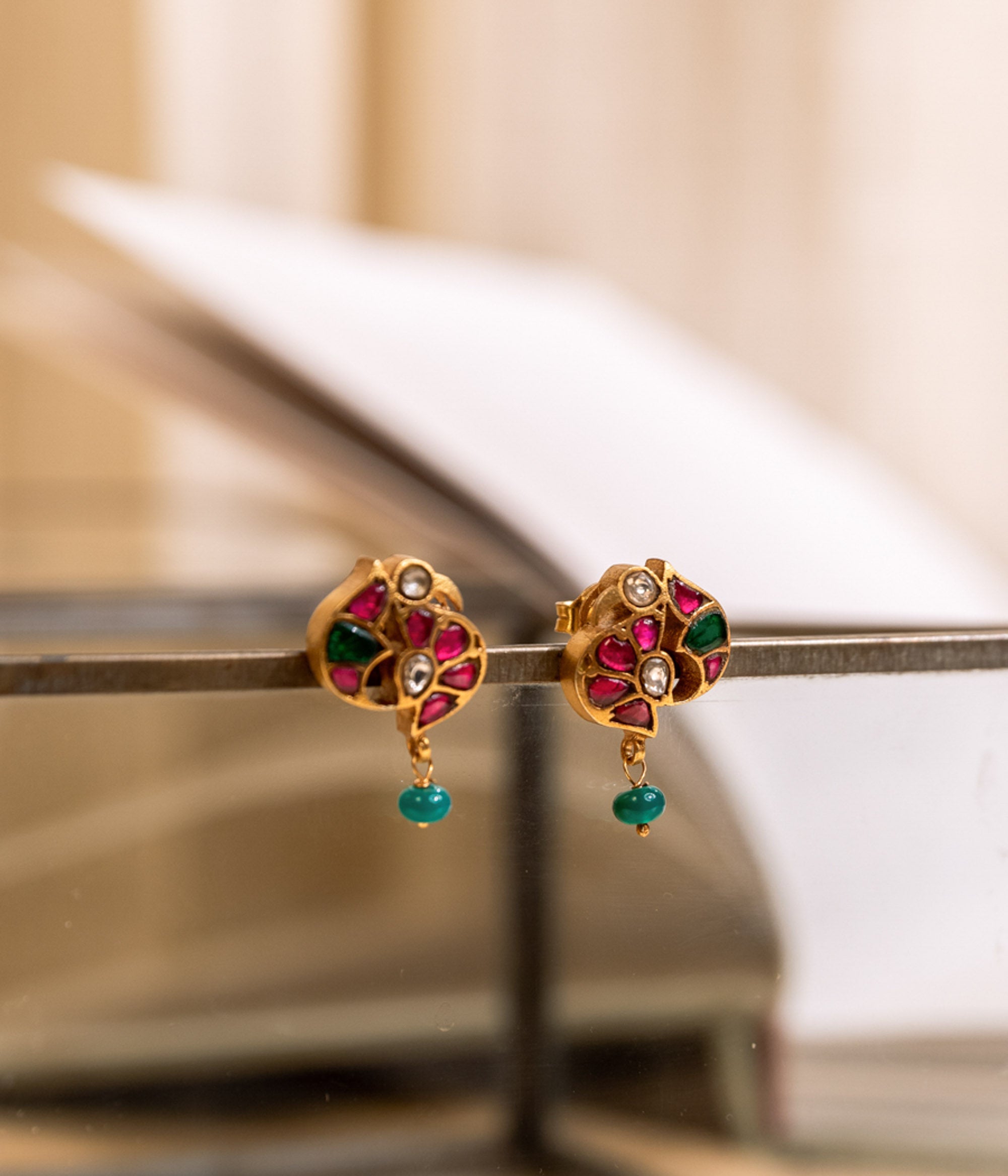 Elina Kundan Earrings