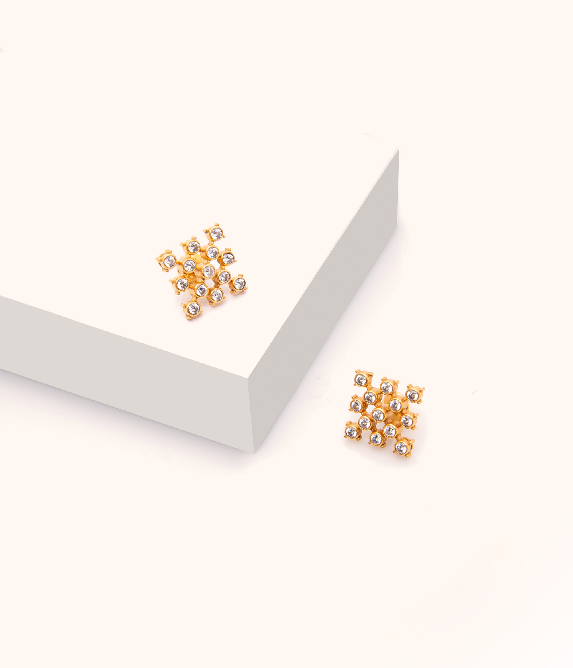 Sparkling handcrafted silver earrings perfect for festive occasions