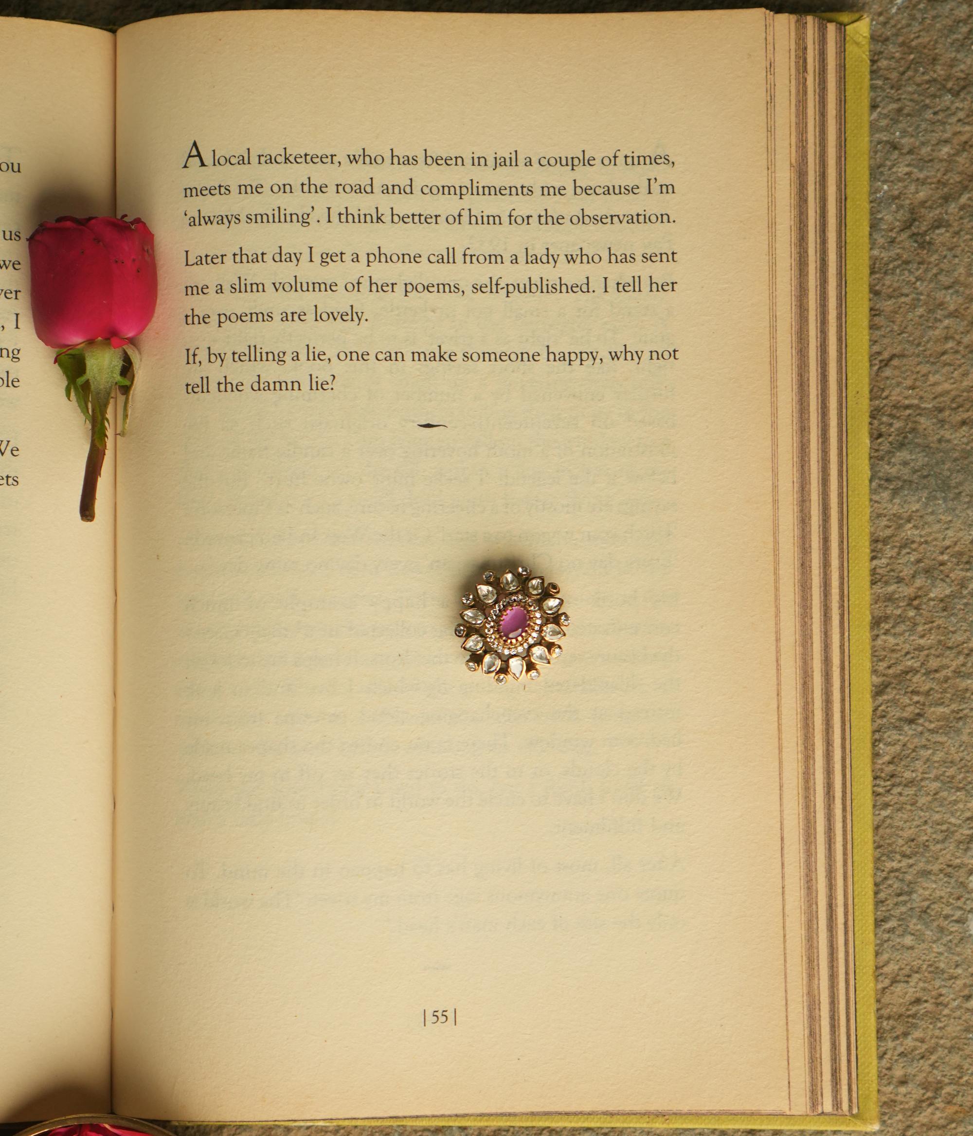 Add a touch of elegance to your collection with this round-shaped pendant, showcasing a captivating pink garnet at its center, encircled by shimmering Polki and CZ stones. Crafted with meticulous attention to detail, this pendant highlights the beauty of Polki while capturing the delicate charm of a natural pink garnet.