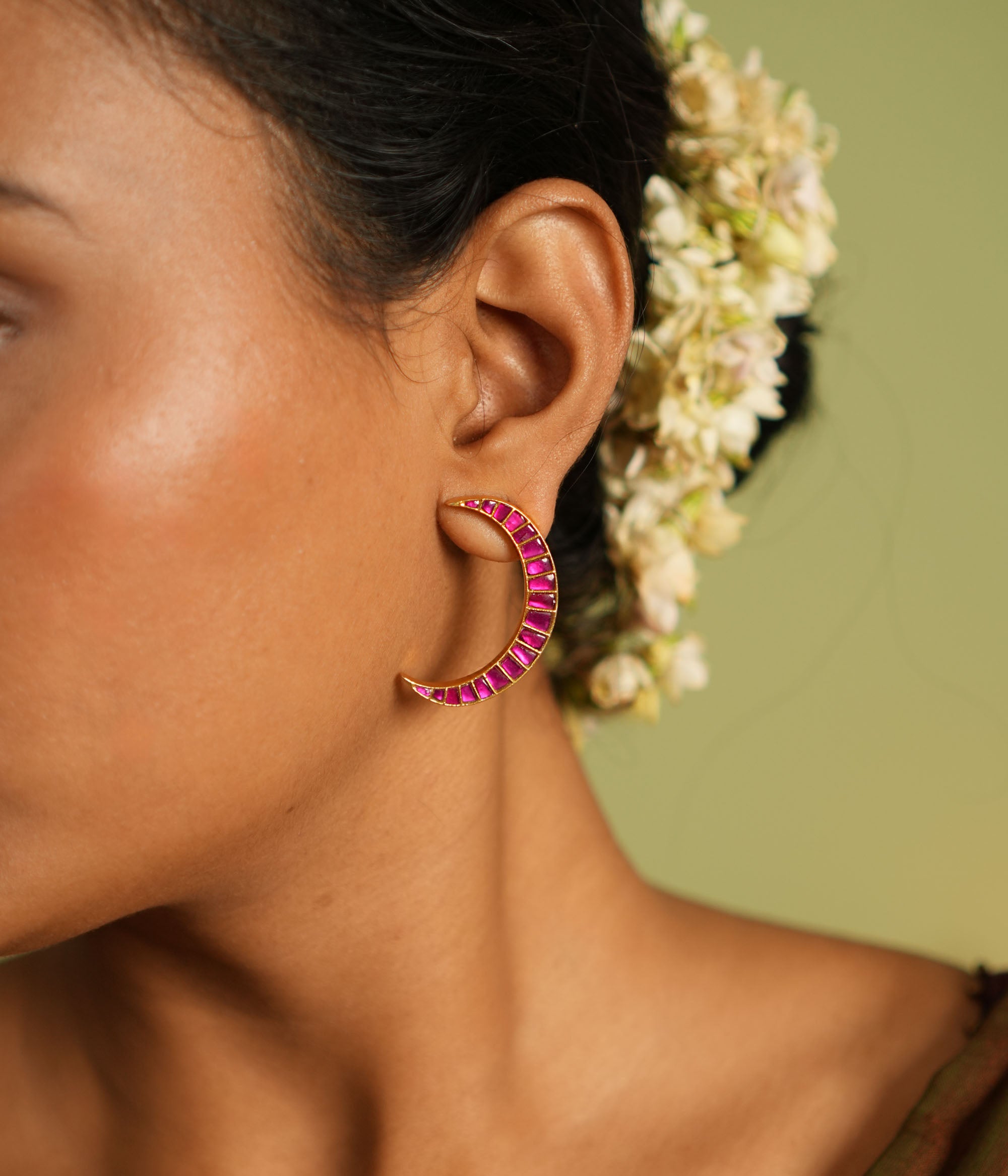 Handcrafted earrings by DivasMantra Chennai