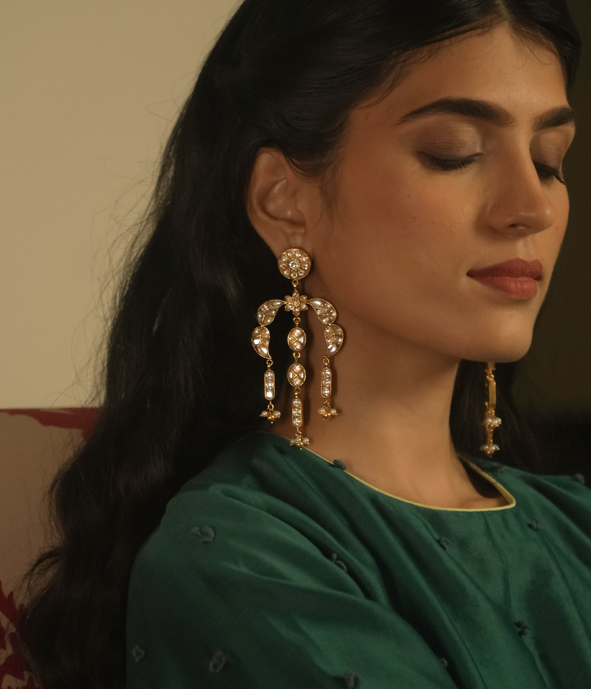 Rue Earrings - fantasy jewelry with elegance and charm, perfect for royal and magical moments.