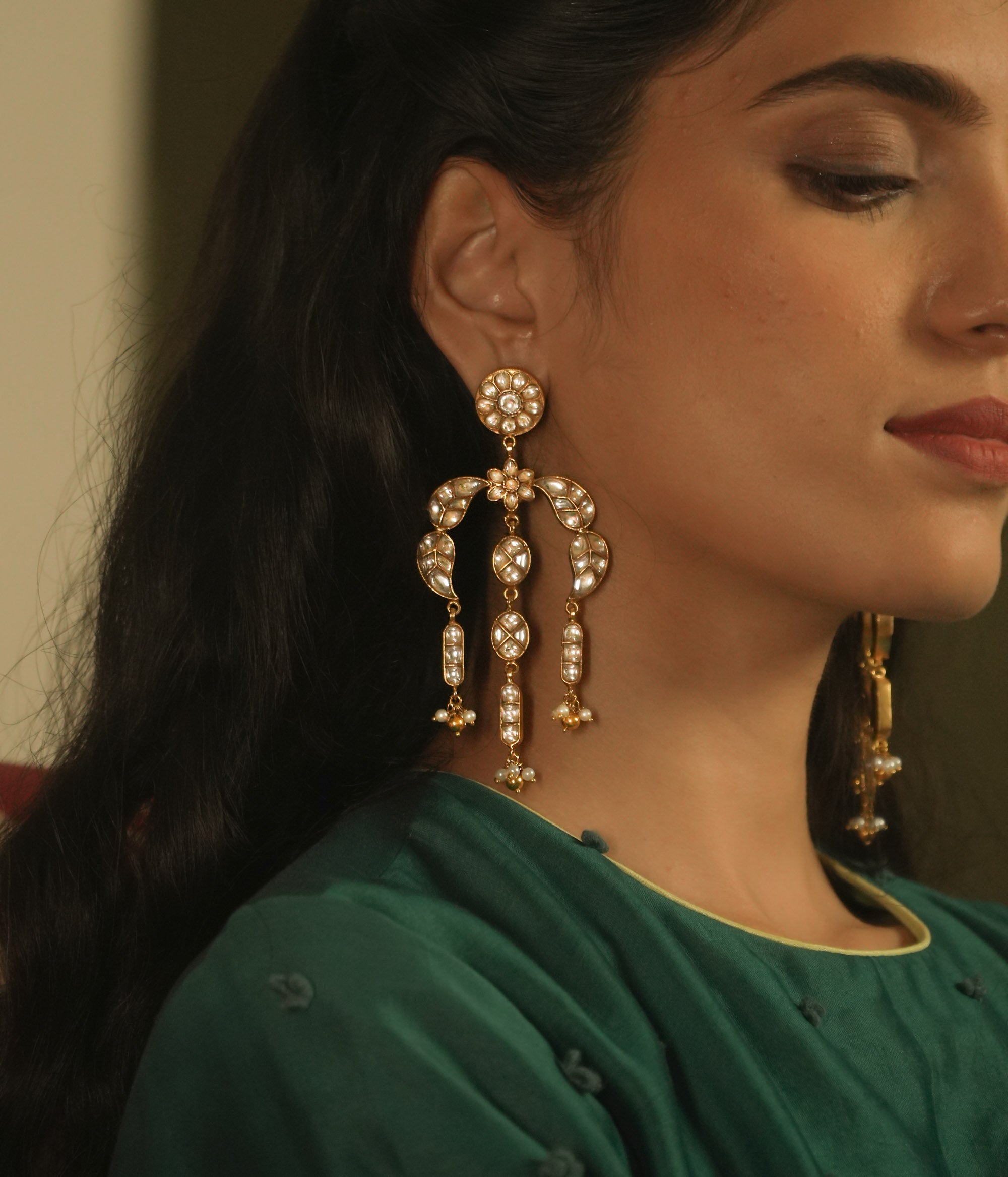Rue Earrings - fantasy jewelry with elegance and charm, perfect for royal and magical moments.