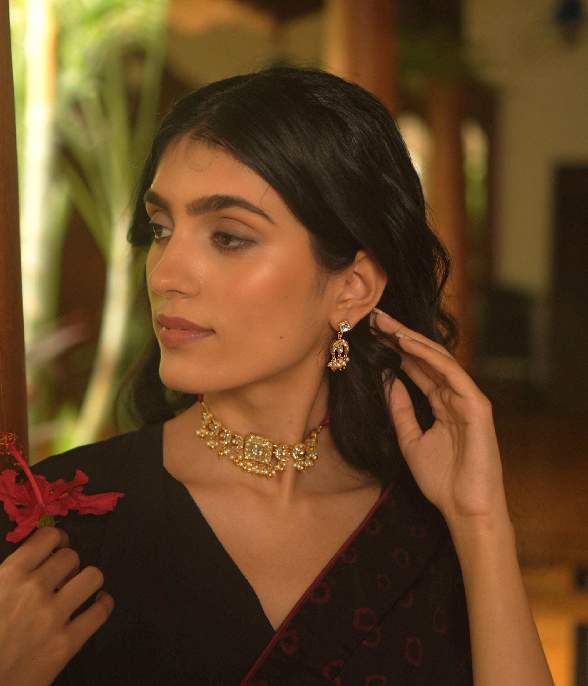 Jeanne Earrings - fantasy jewelry with elegance and charm, perfect for royal and magical moments.