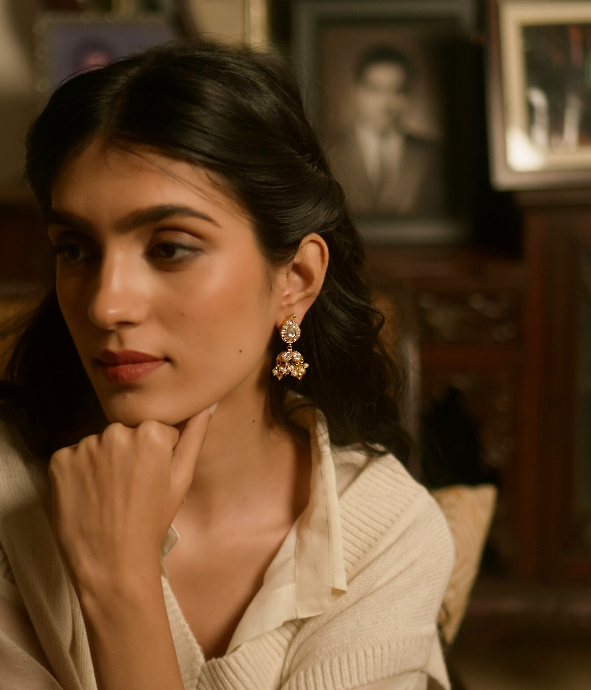 Nidia Earrings - fantasy jewelry with elegance and charm, perfect for royal and magical moments.