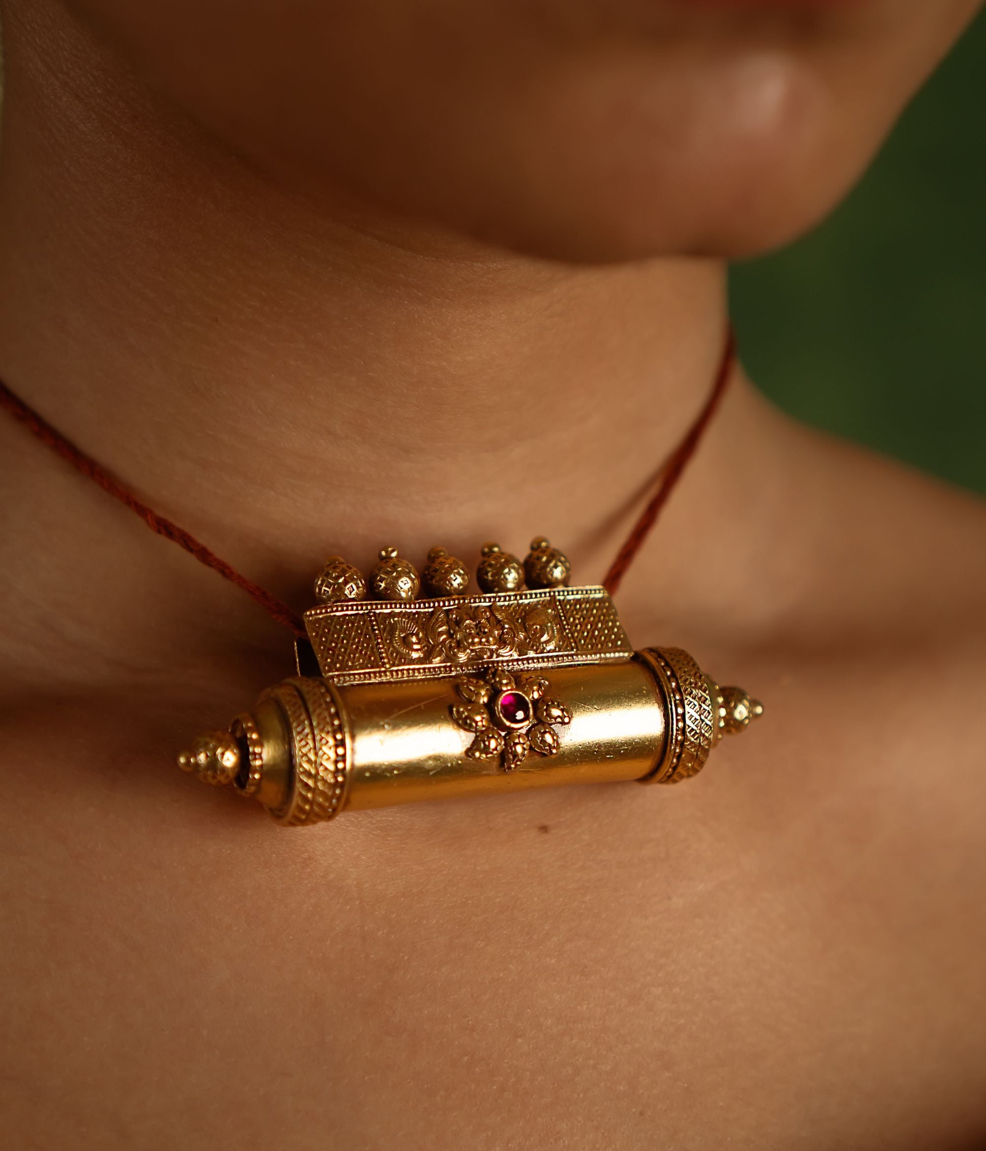 Bridal Mangalsutra in Sterling Silver and Gold Plating Chennai