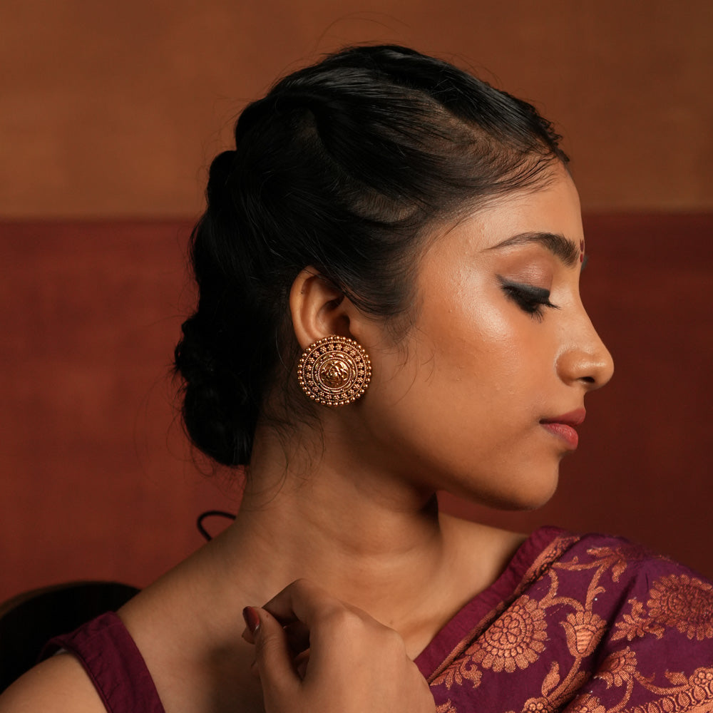 Kaylee Earrings in 92.5 Silver with 22ct Gold Plating