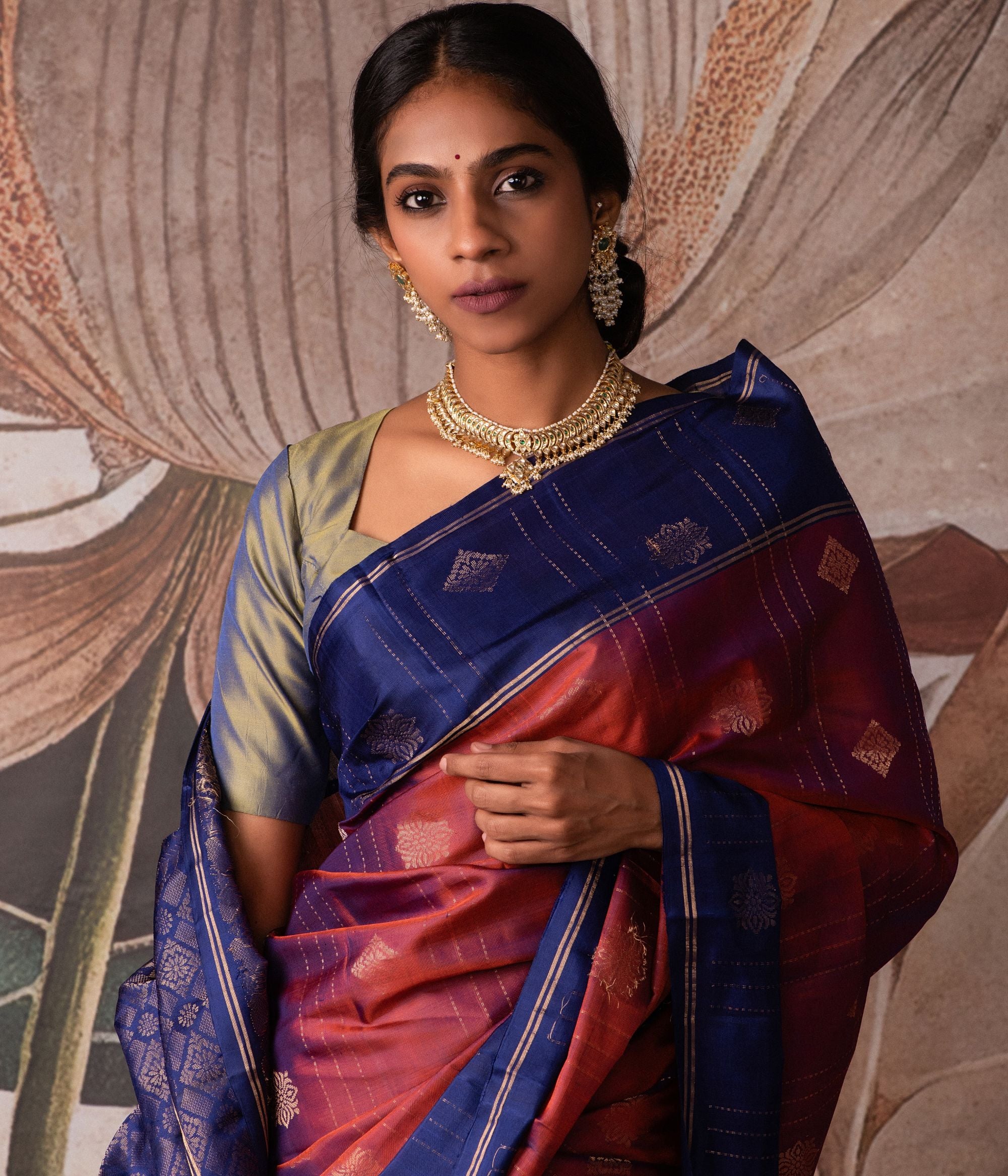 Elegant Kesarika Necklace Crafted in 92.5 Sterling Silver Chennai