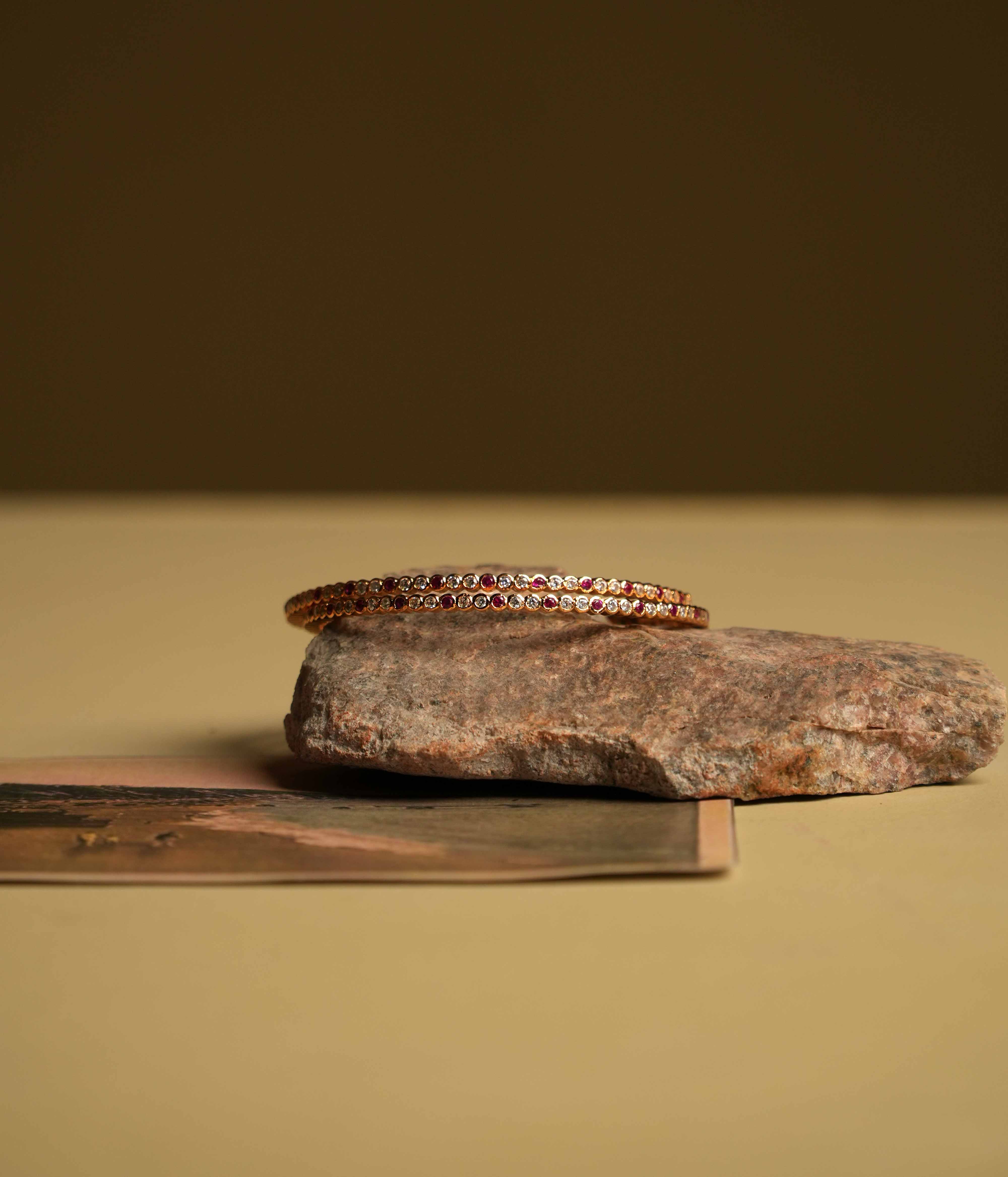 Elegant Laasya silver bangles handcrafted in Chennai