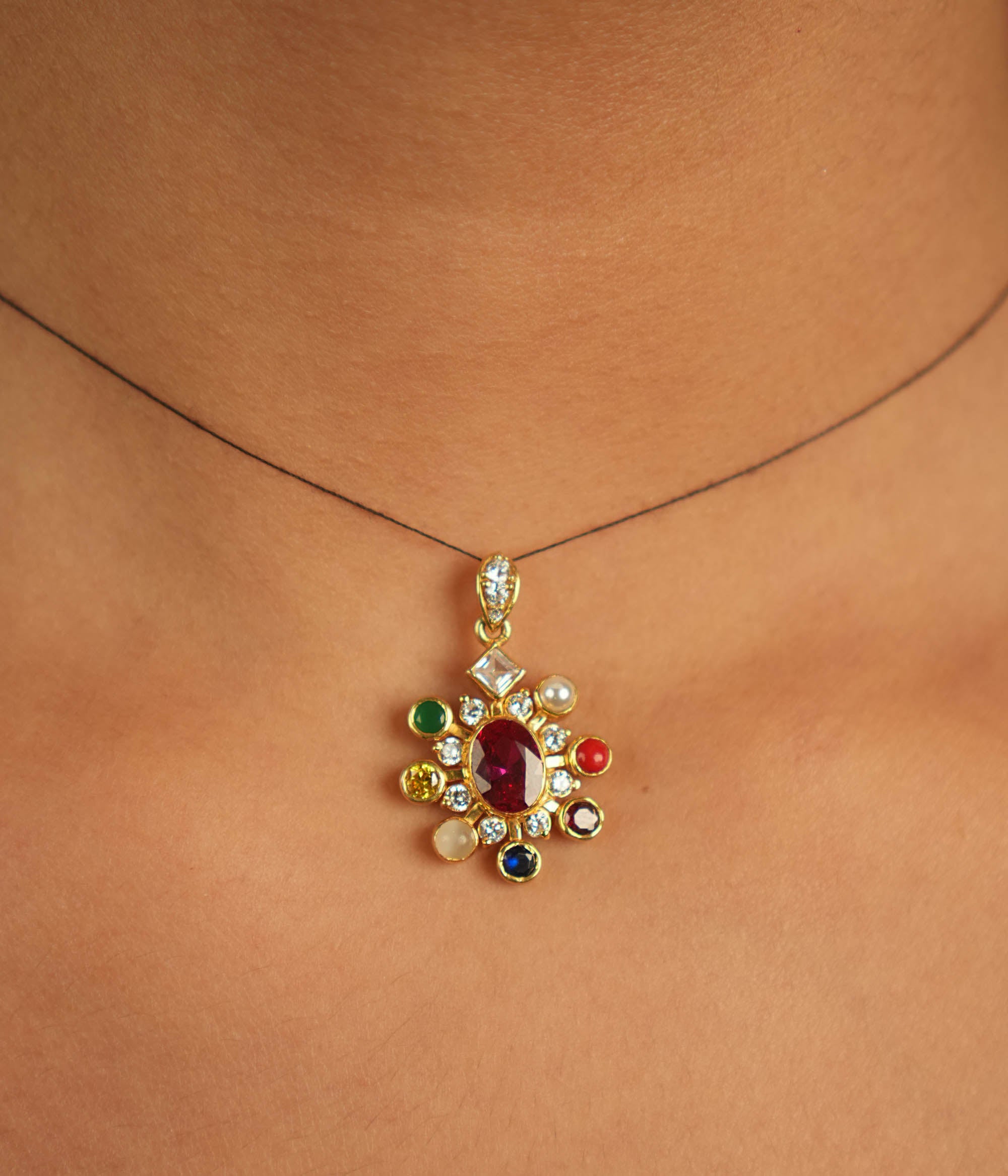 DivasMantra Lavanya Pendant traditional and elegant design