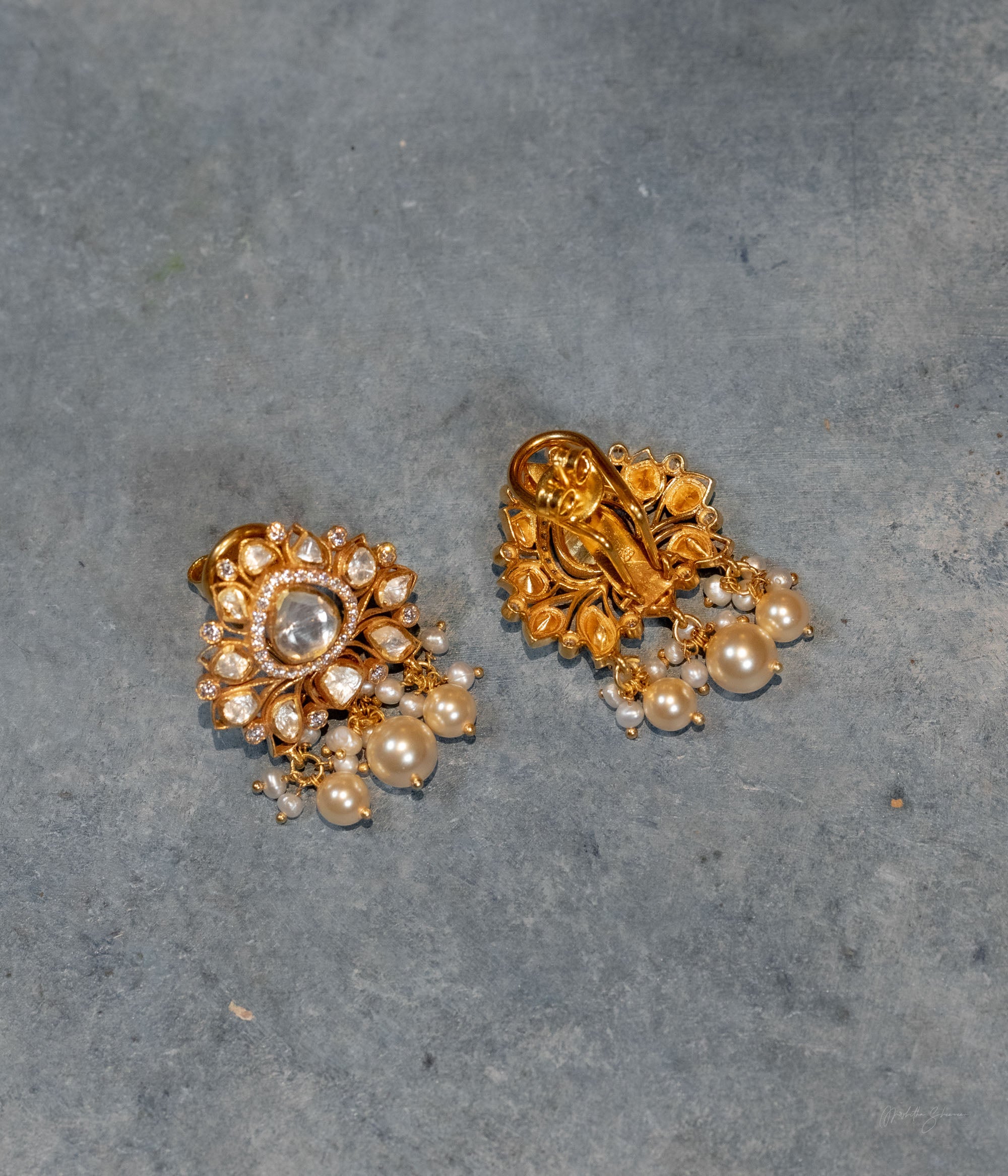Elegant Luna Earrings for casual and formal wear DivasMantra