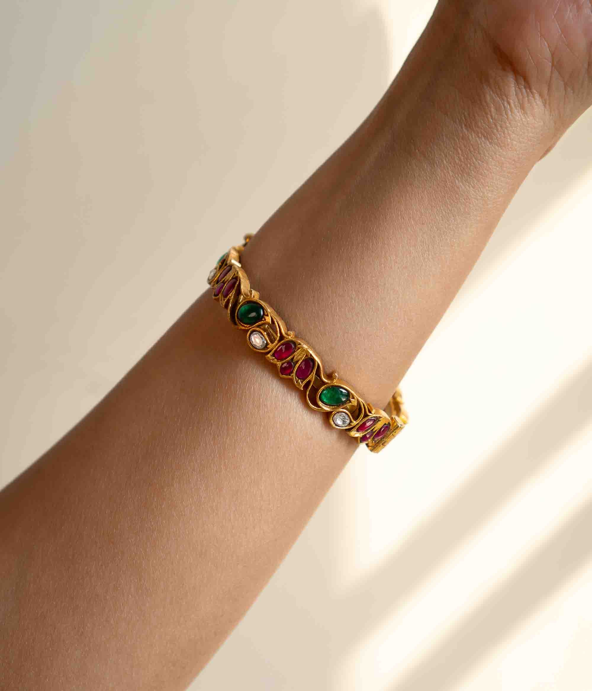 DivasMantra Maati Kada – traditional silver jewelry in Chennai