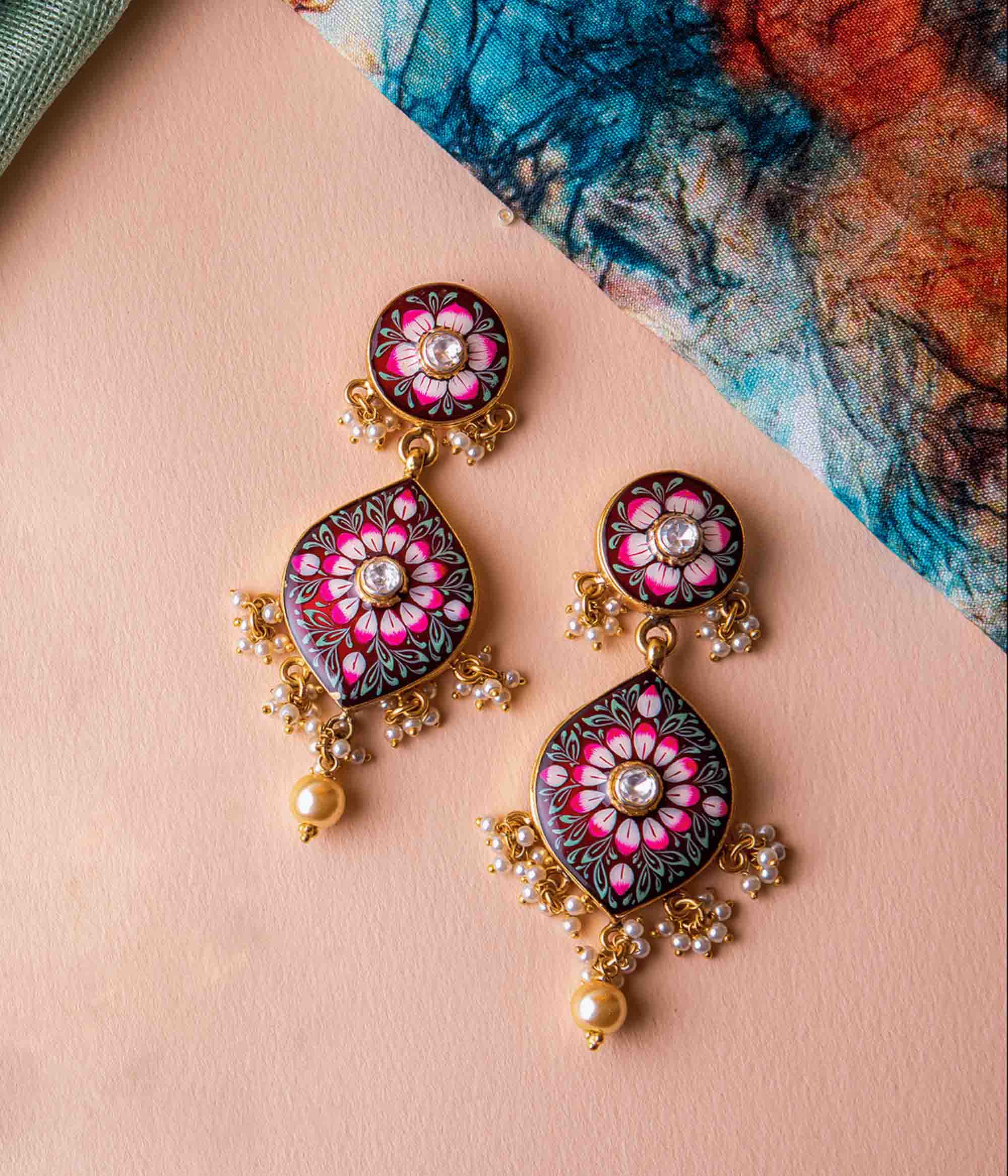 Majenta Flora Earrings