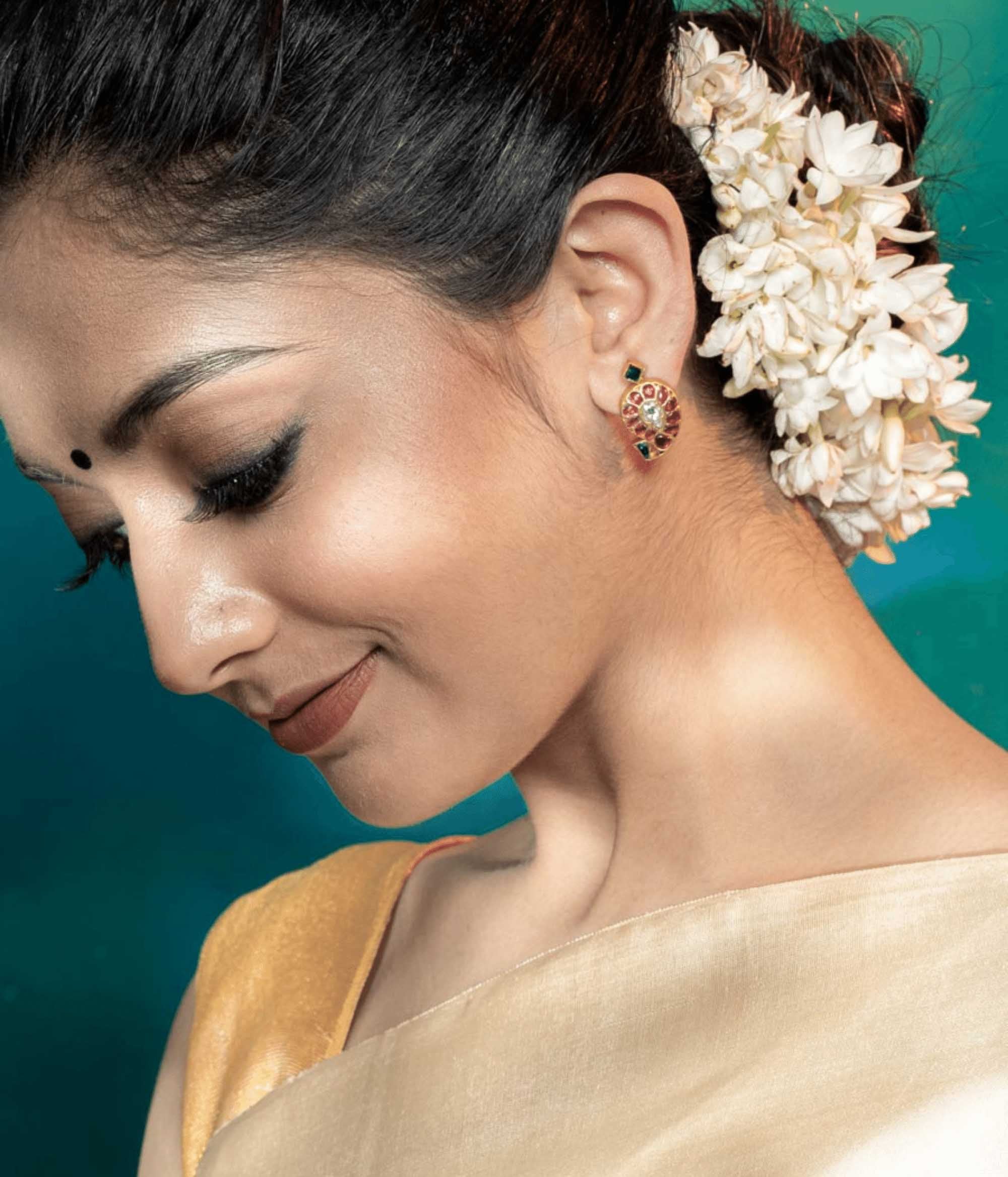 Mayil Patt Earring