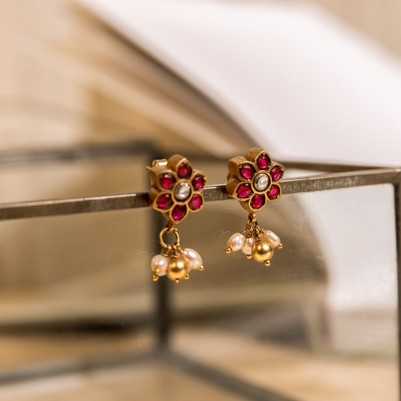 Mihira Kundan Earrings