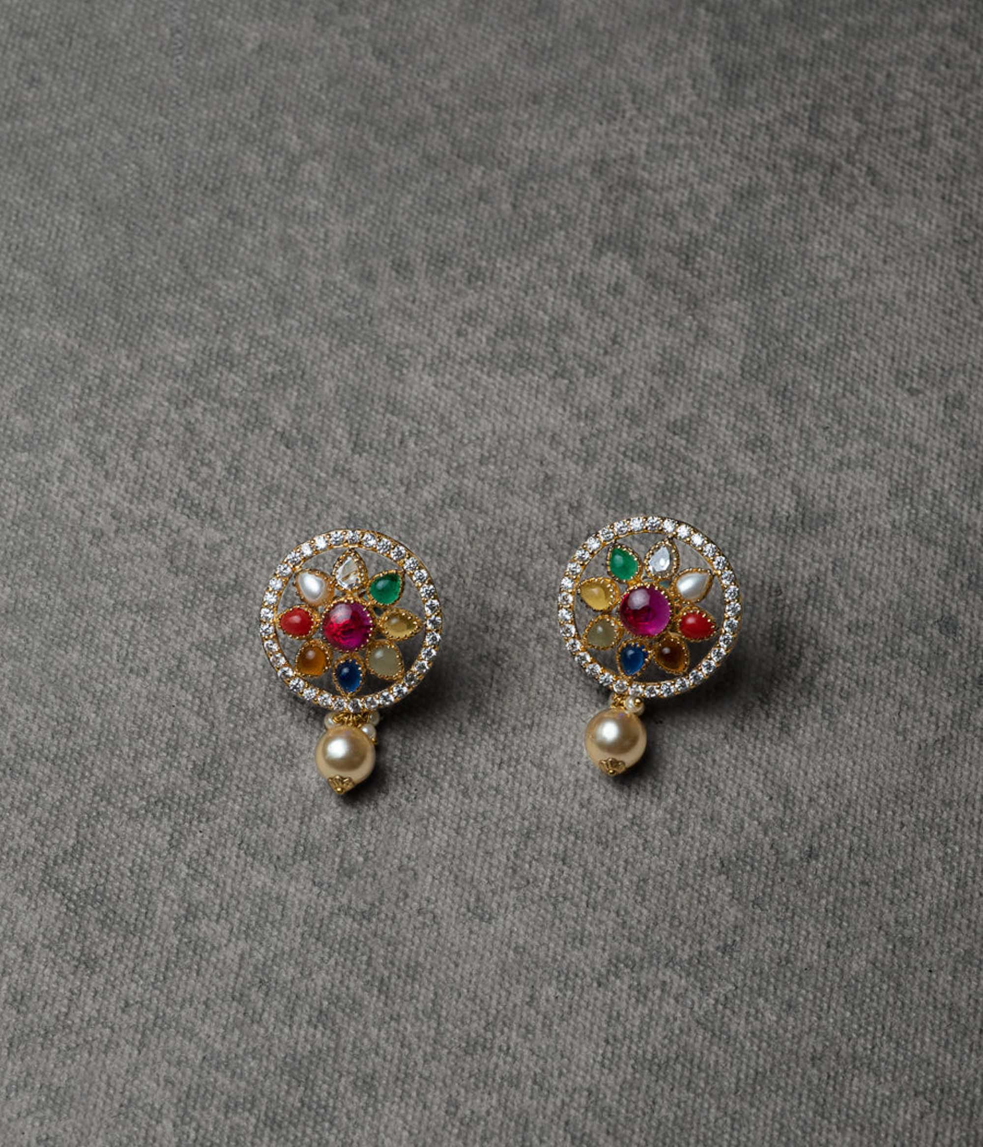 Raya Navaratna Earrings