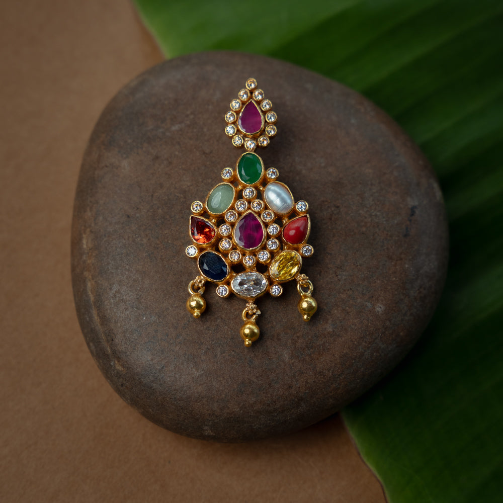 Navaratna Swarovski pendant, magical charm