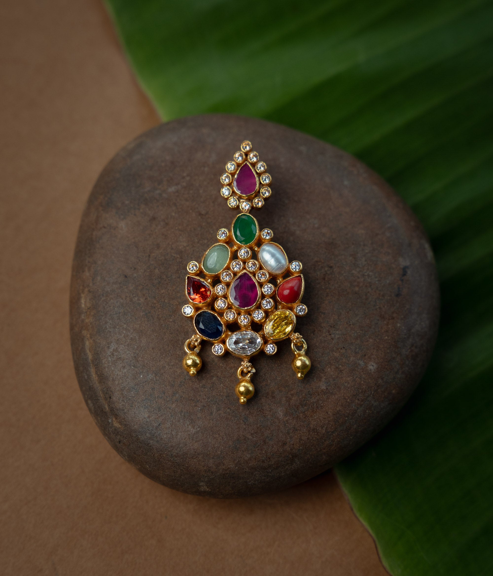 Navaratna Swarovski pendant, magical charm