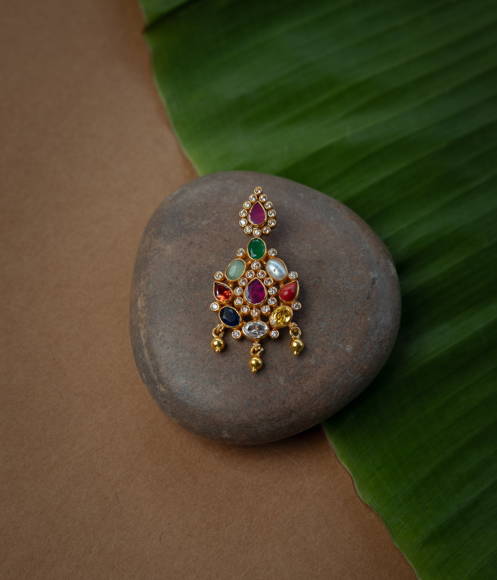 Navaratna Swarovski pendant, magical charm