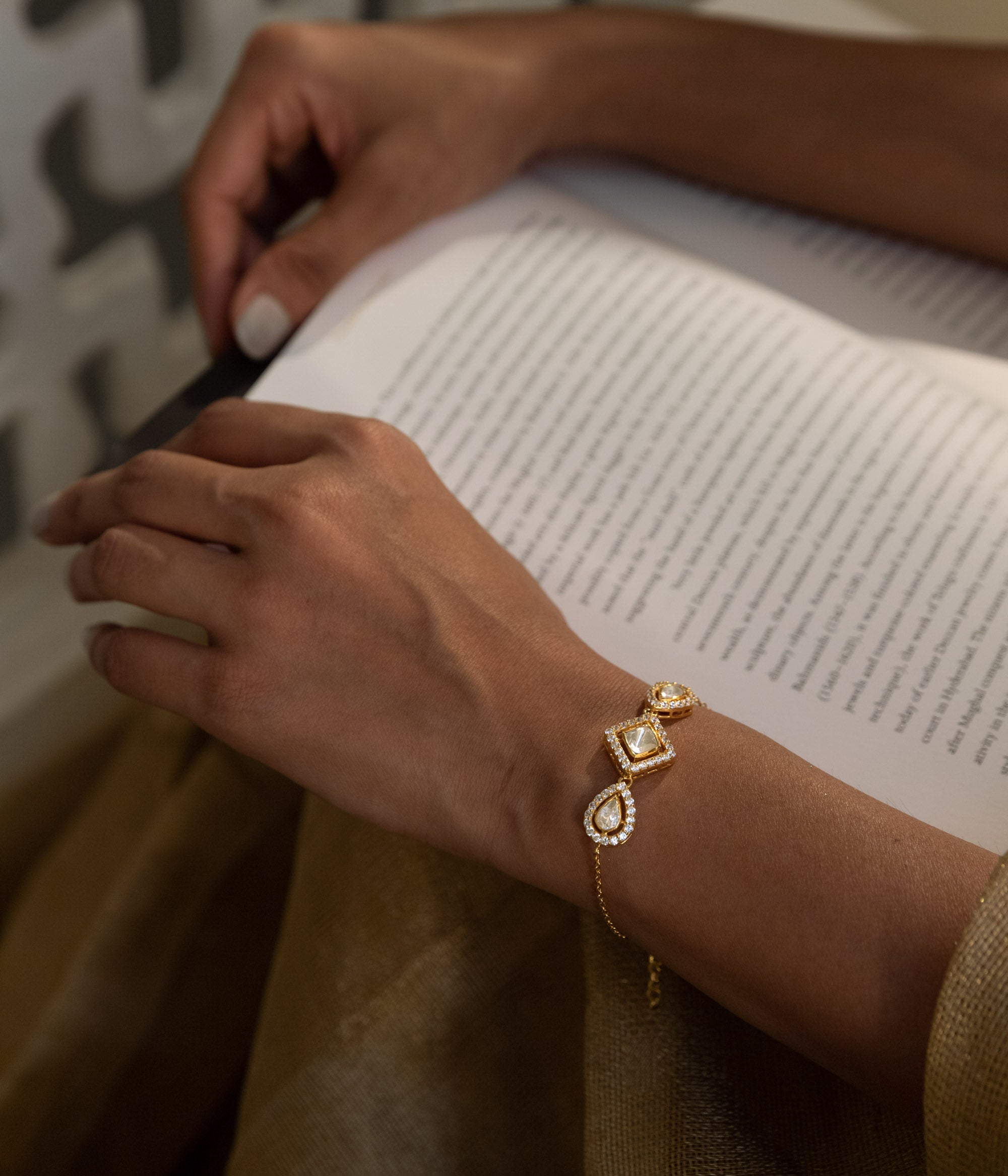 Nila Polki Bracelet