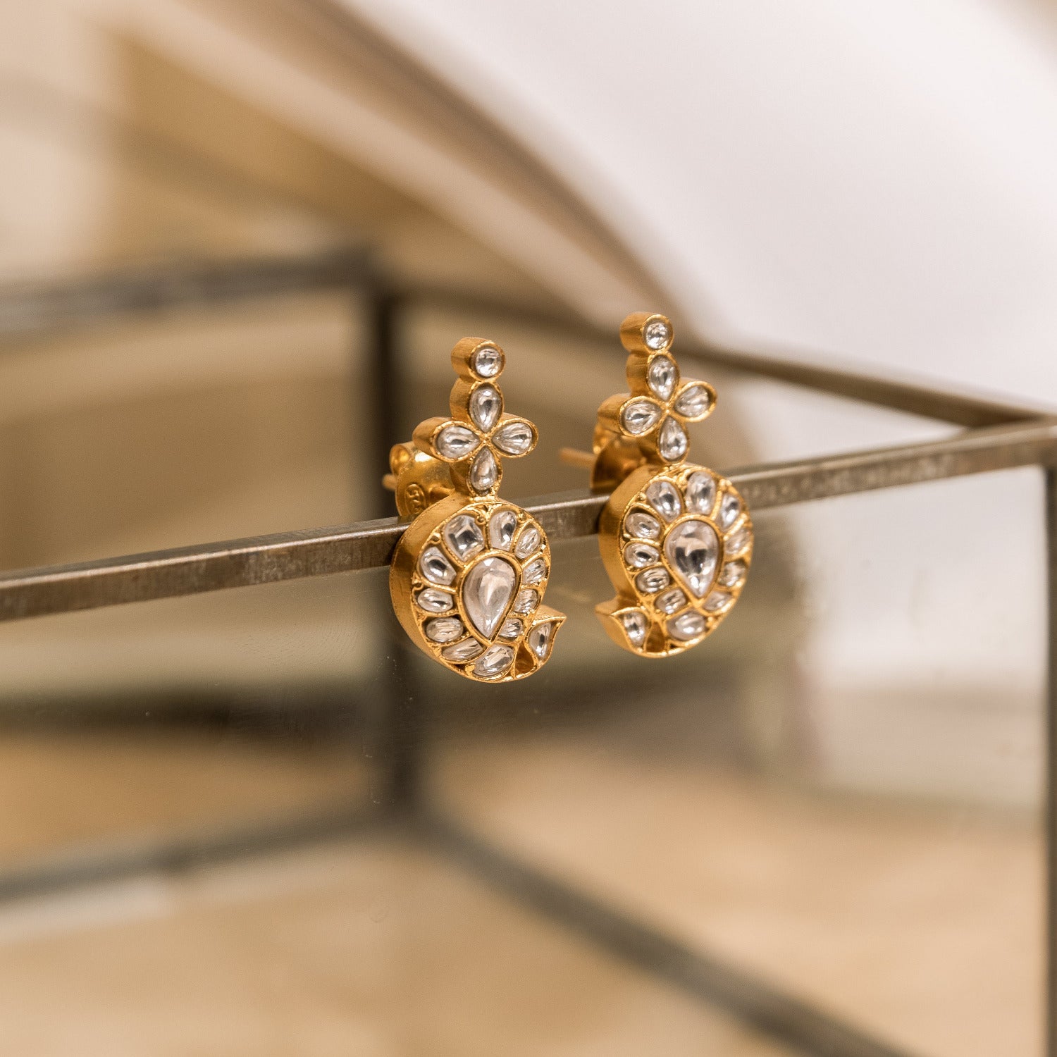 Nishka Kundan Earrings