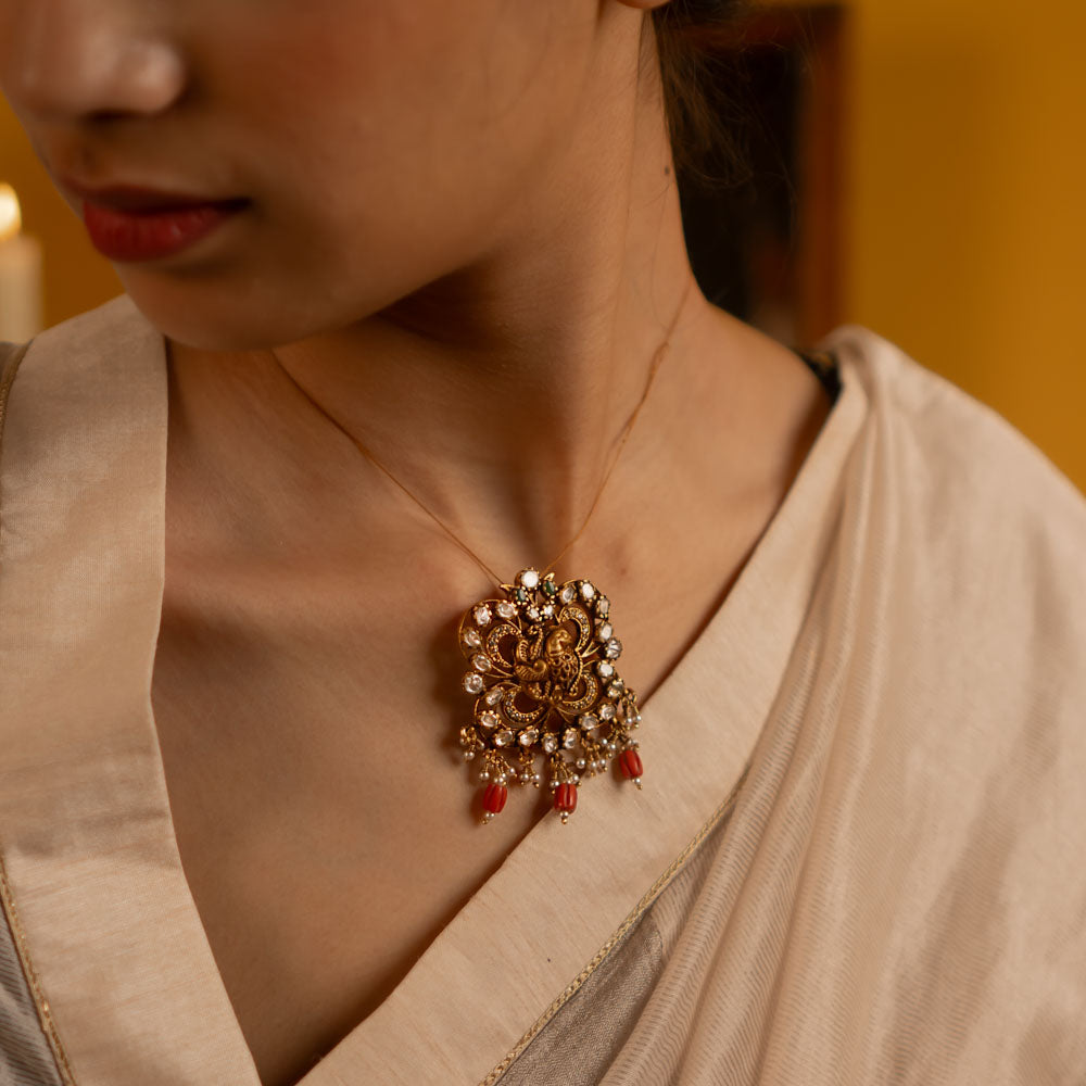 Oni Coral Pendant