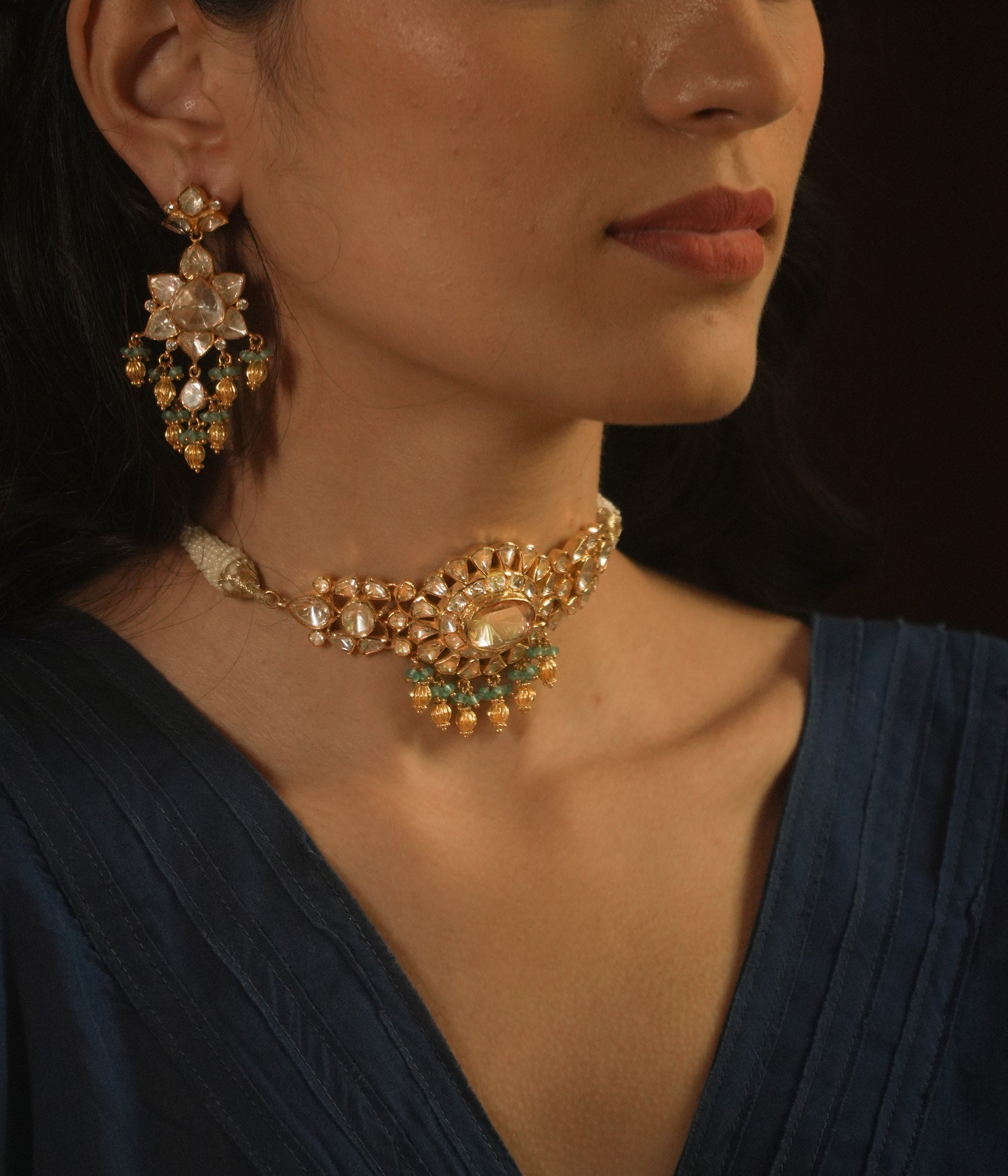 Valla Choker - fantasy jewelry with elegance and charm, perfect for royal and magical moments.