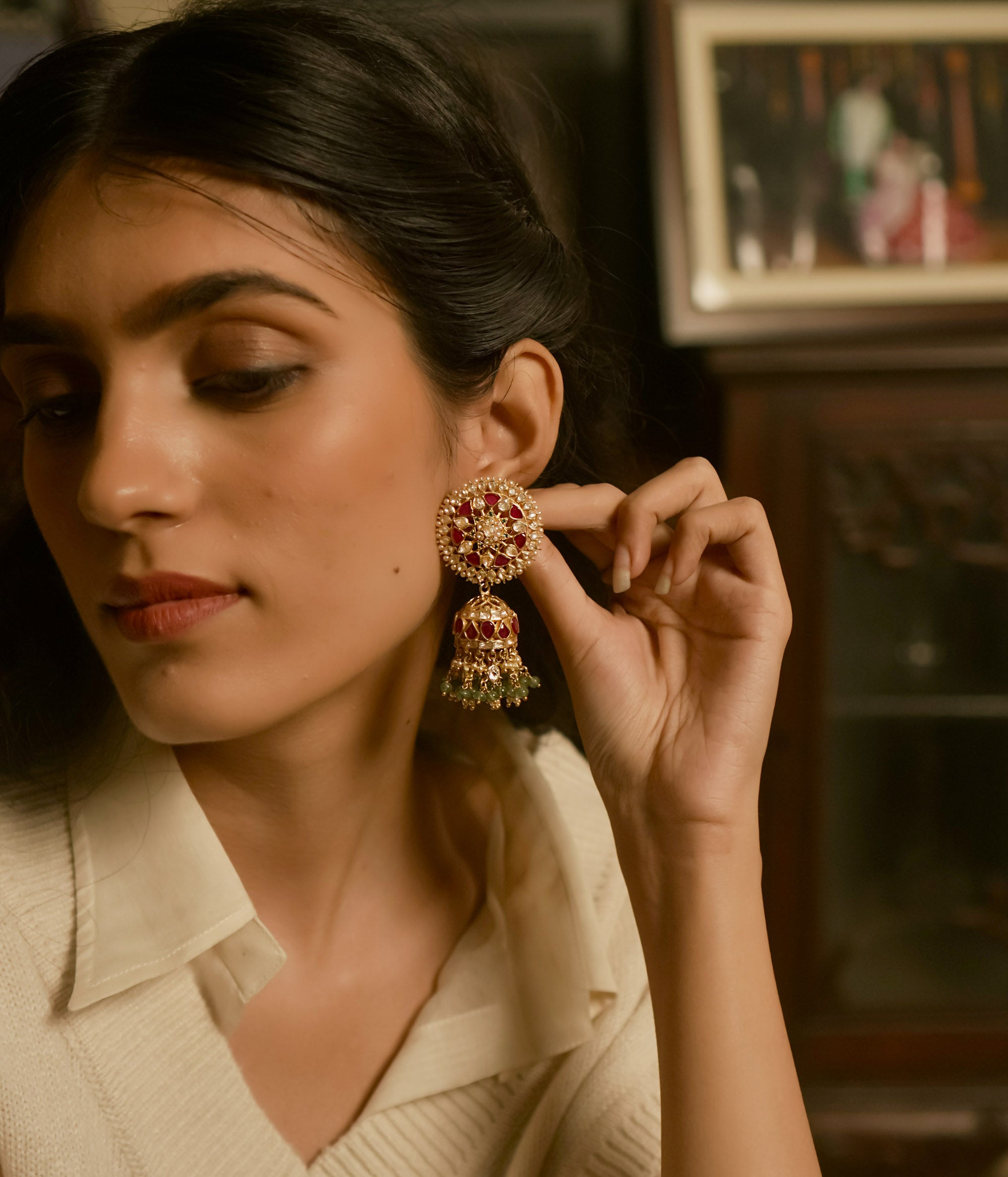 Zaneta Earrings - fantasy jewelry with elegance and charm, perfect for royal and magical moments.