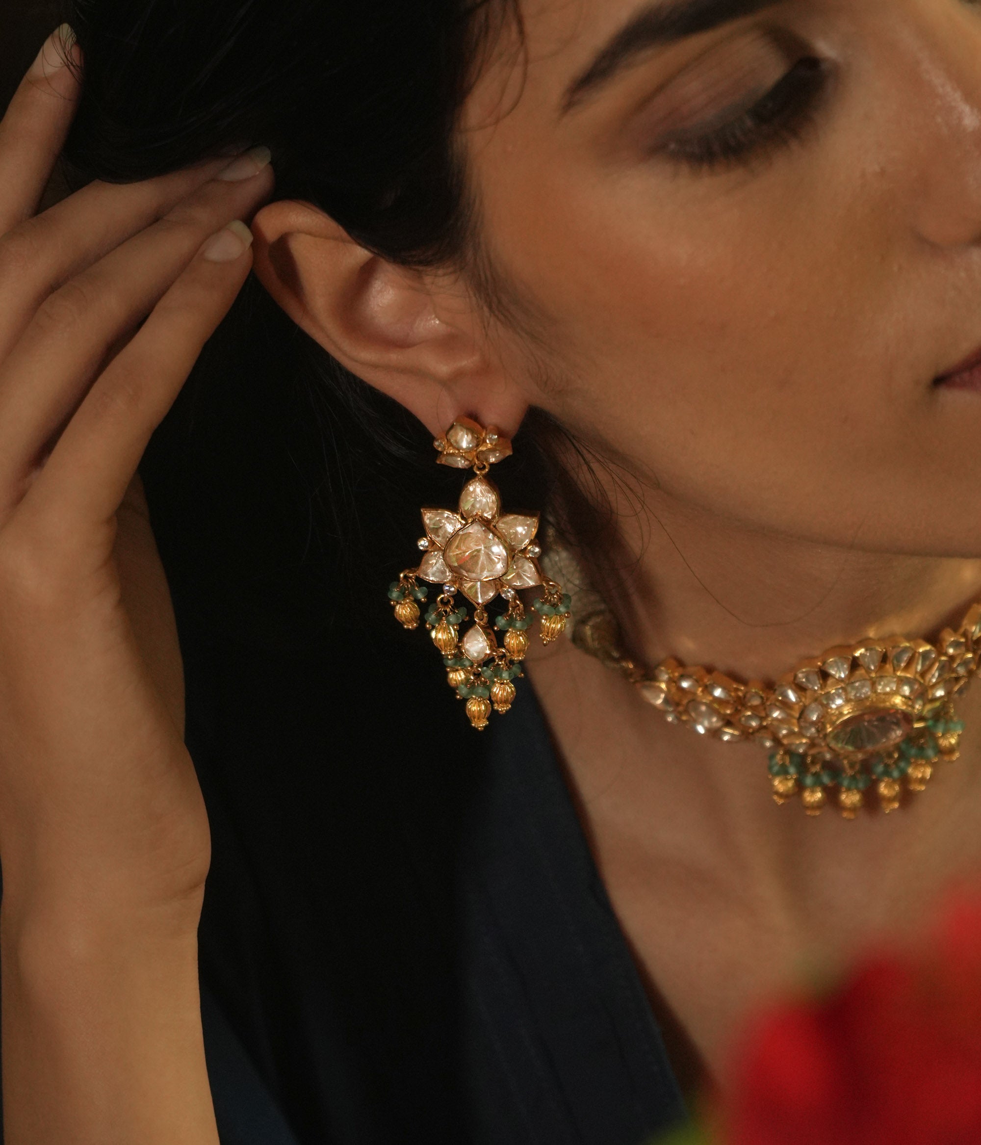 Valla Earrings - fantasy jewelry with elegance and charm, perfect for royal and magical moments.