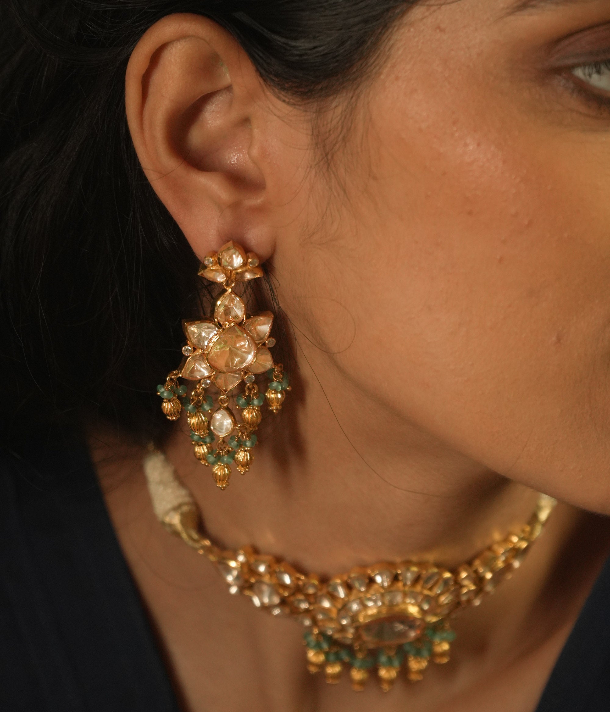 Valla Earrings - fantasy jewelry with elegance and charm, perfect for royal and magical moments.