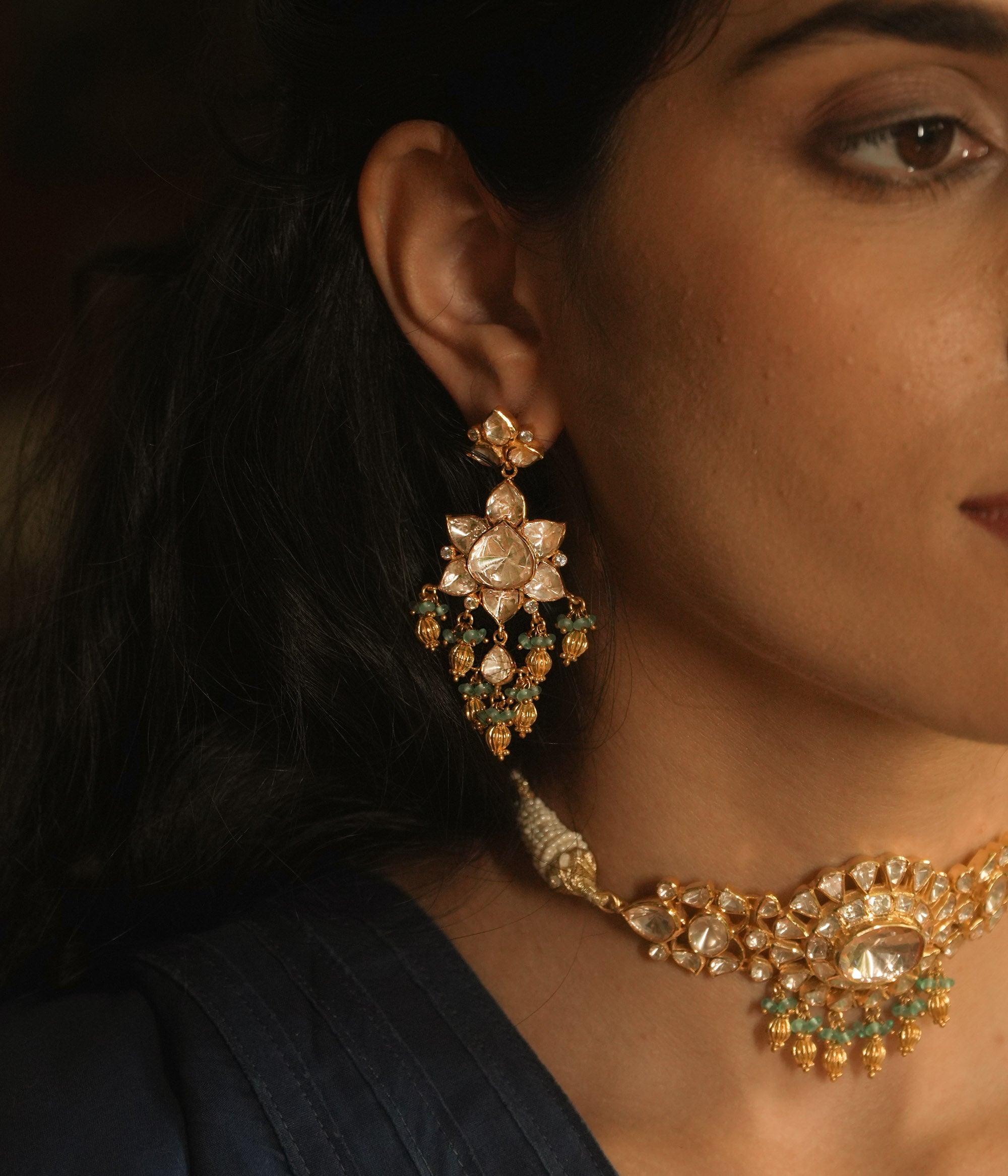 Valla Earrings - fantasy jewelry with elegance and charm, perfect for royal and magical moments.