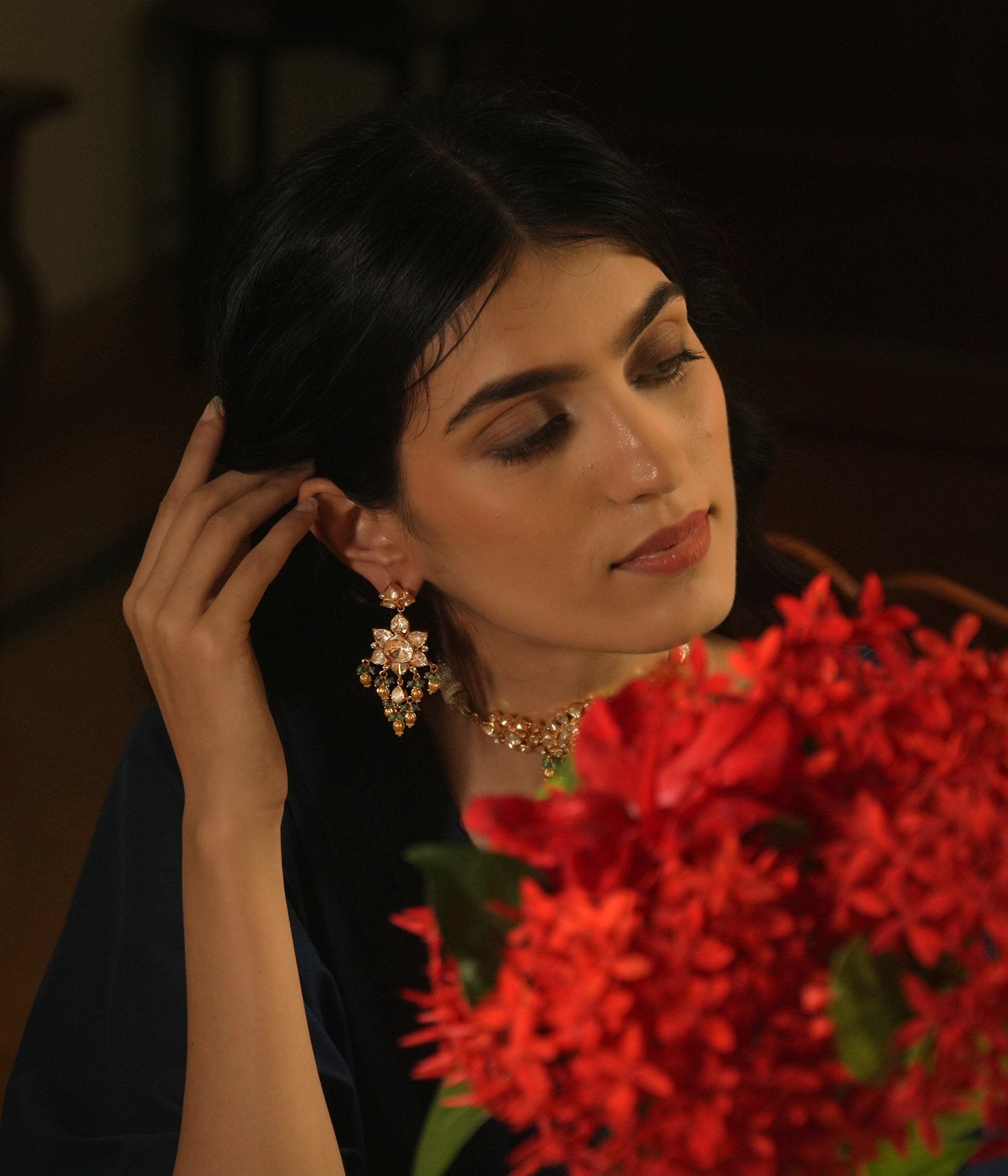 Valla Earrings - fantasy jewelry with elegance and charm, perfect for royal and magical moments.