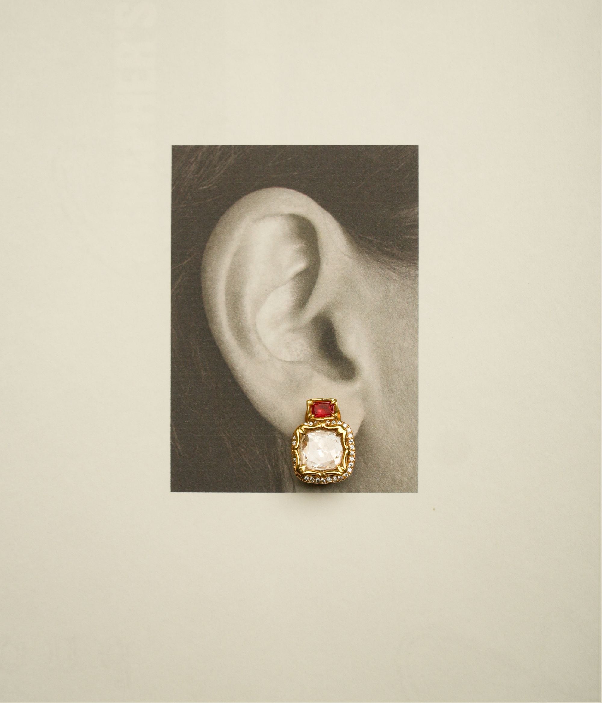 handmade silver drop earrings gold plated design Chennai