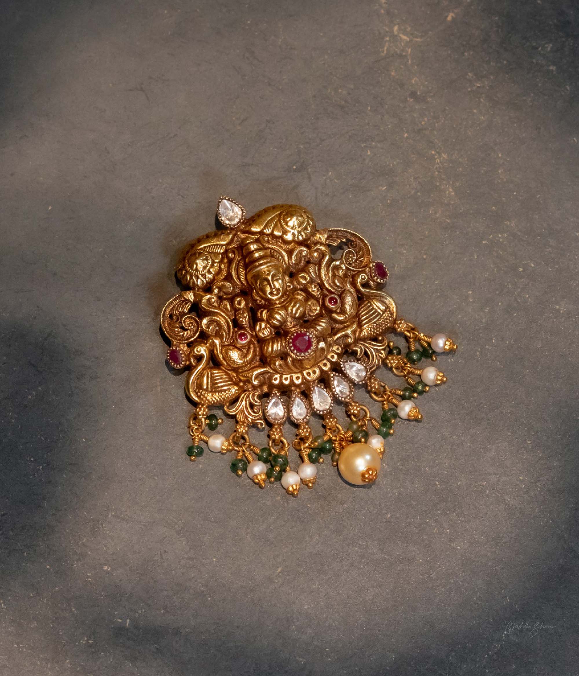 Padmaja Temple Pendant