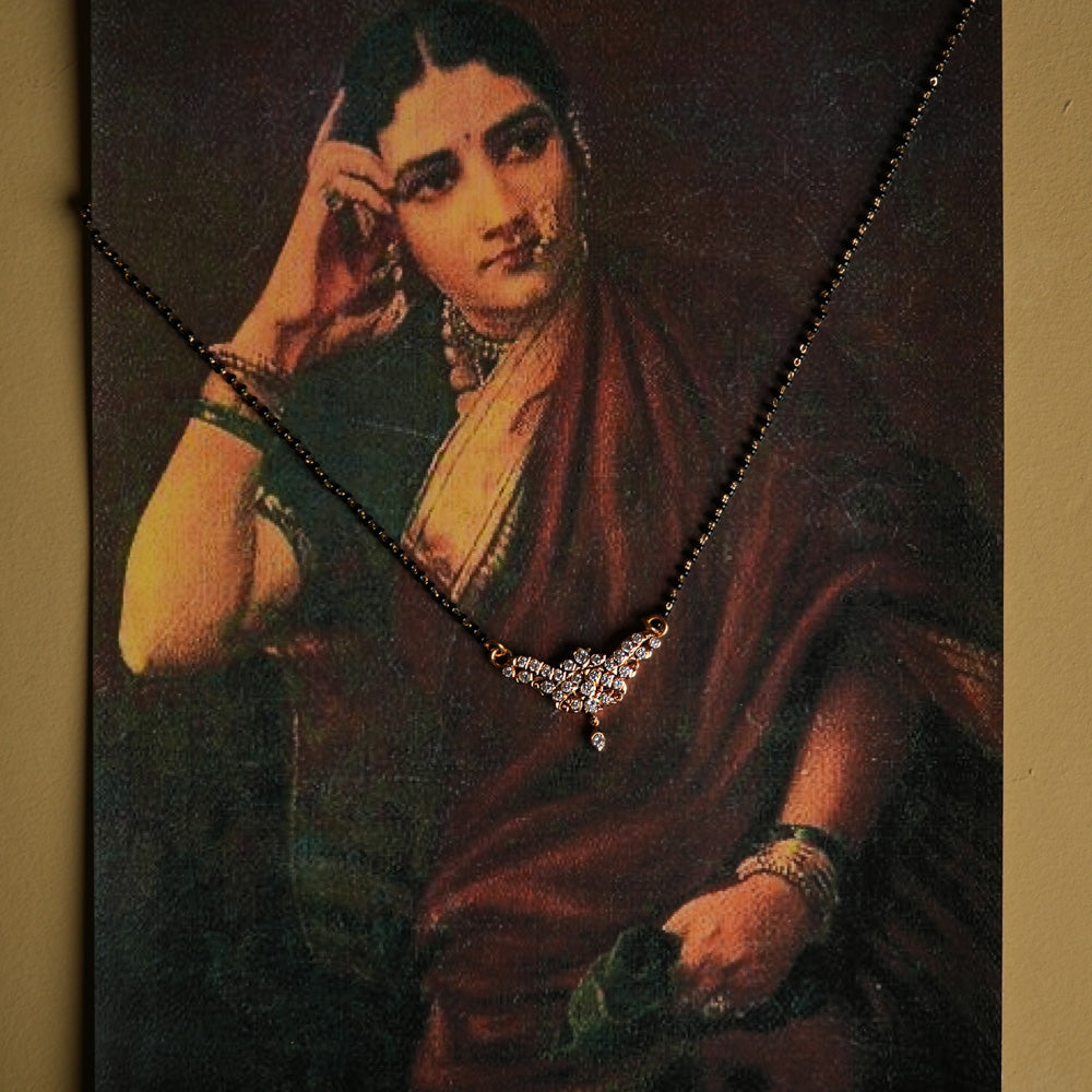 Paravi silver mangalsutra in 92.5 sterling silver Chennai